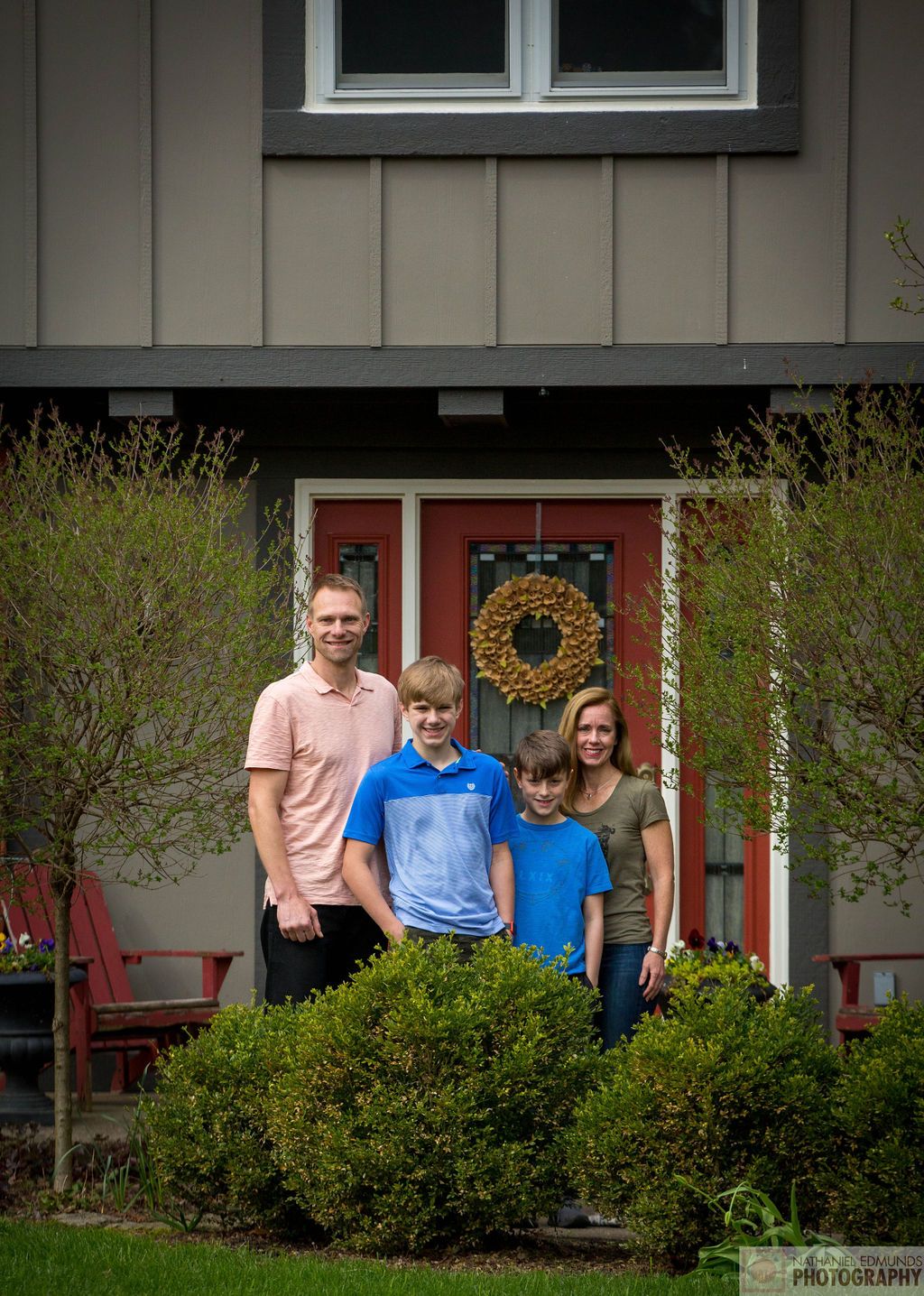 At Our Doorstep pictures of family during the pandemic