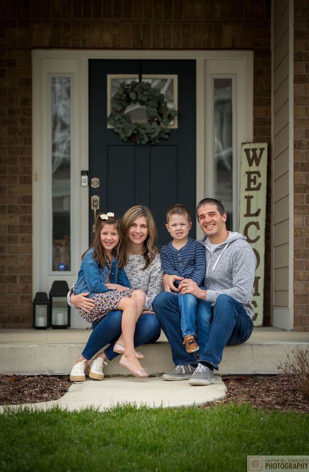 At Our Doorstep pictures of family during the pandemic