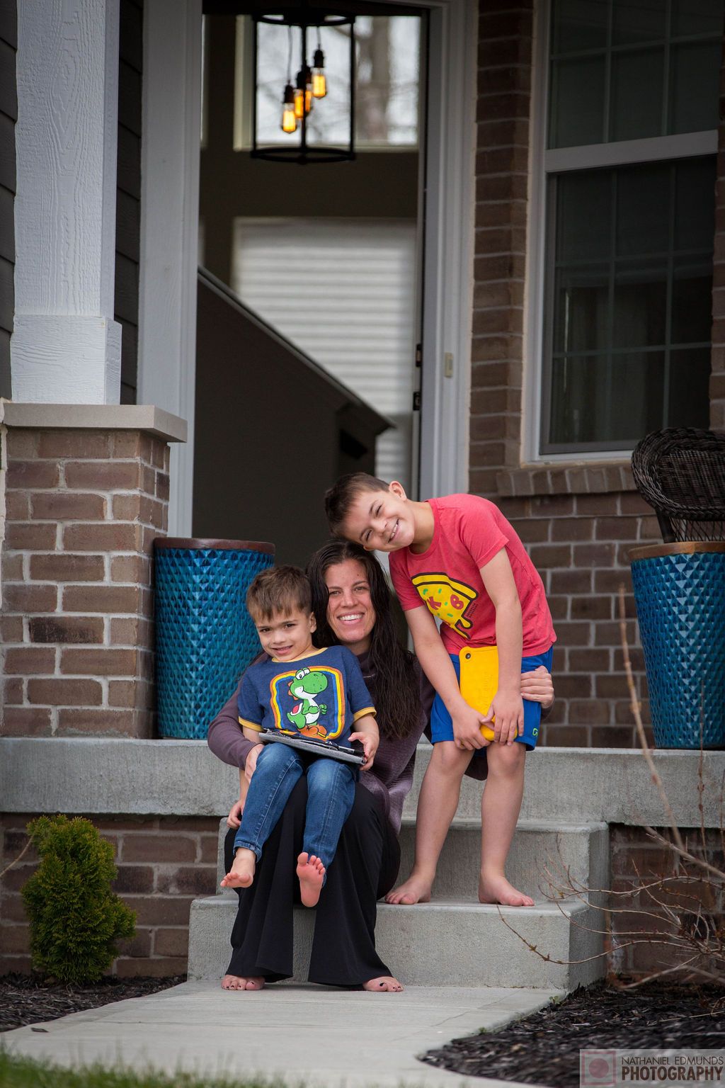 At Our Doorstep pictures of family during the pandemic