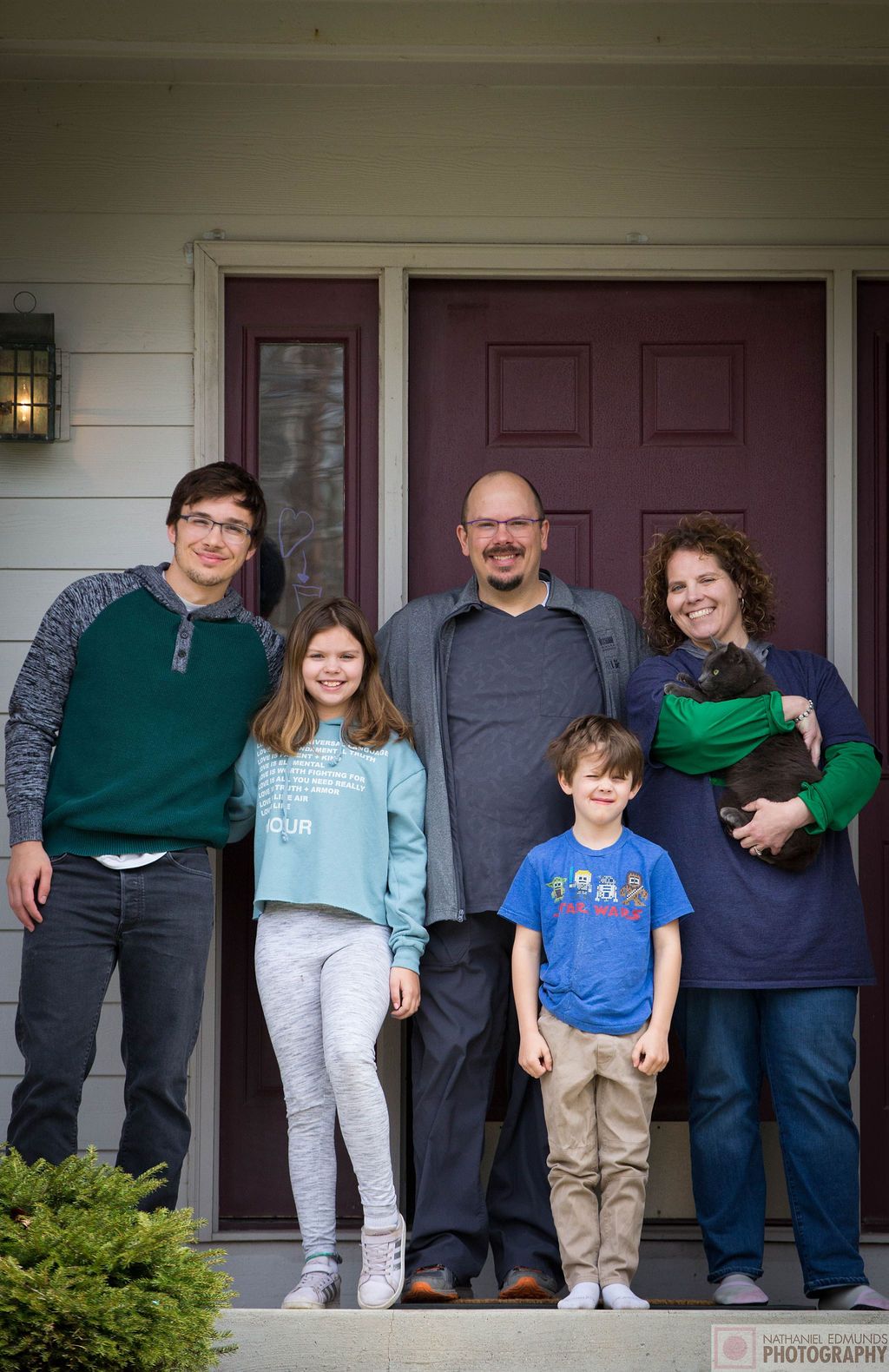 At Our Doorstep pictures of family during the pandemic