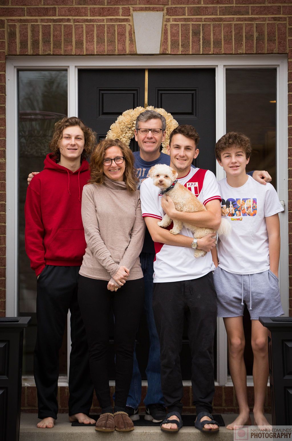 At Our Doorstep pictures of family during the pandemic
