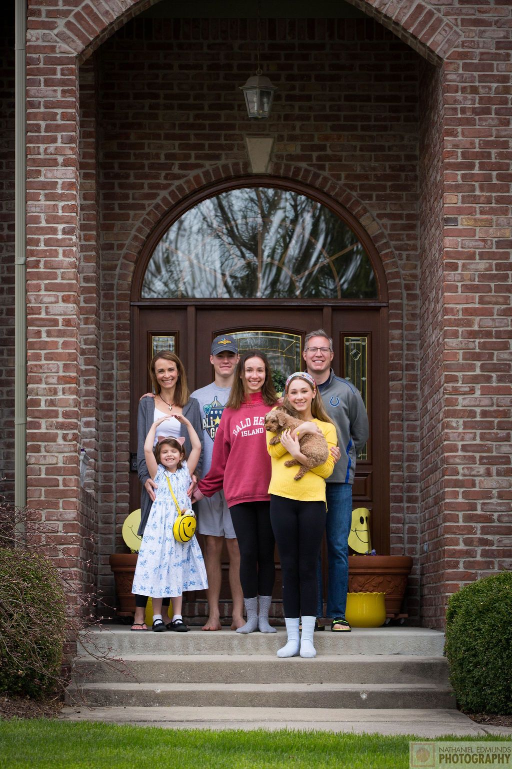 At Our Doorstep pictures of family during the pandemic