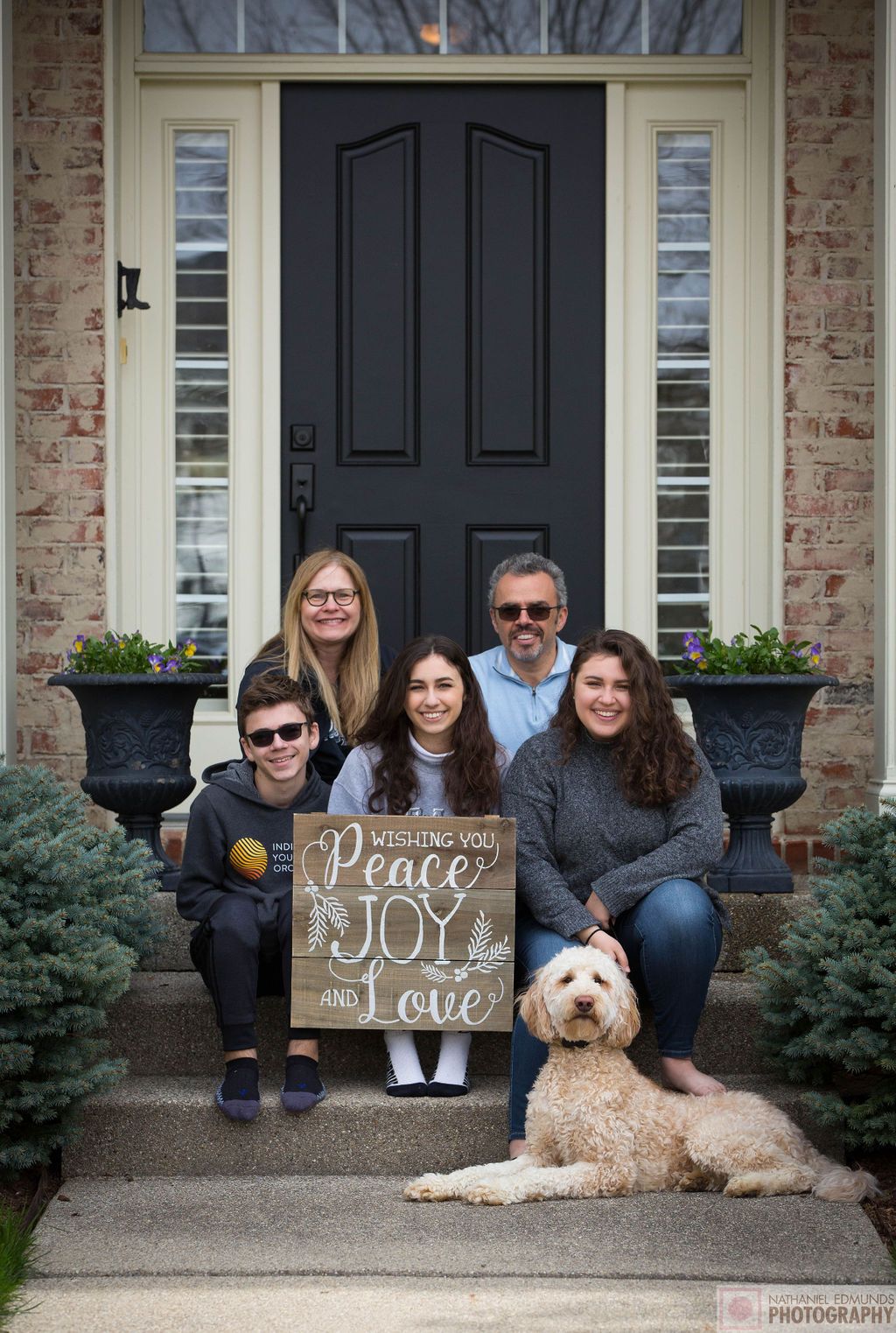 At Our Doorstep pictures of family during the pandemic
