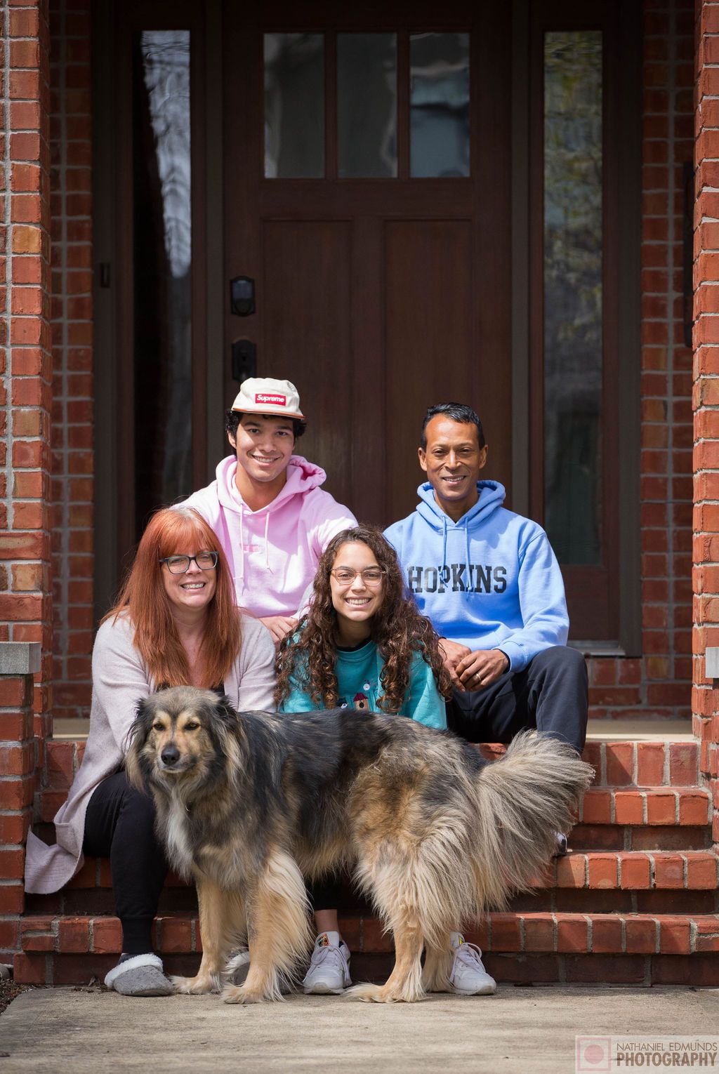 At Our Doorstep pictures of family during the pandemic