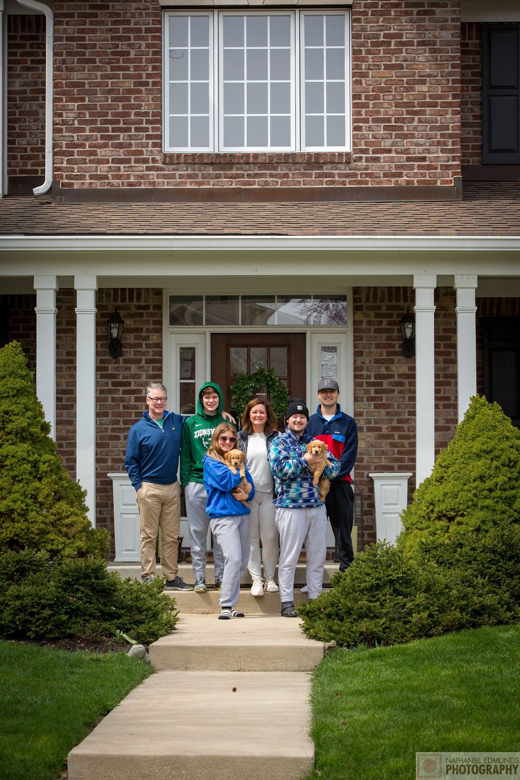 At Our Doorstep pictures of family during the pandemic