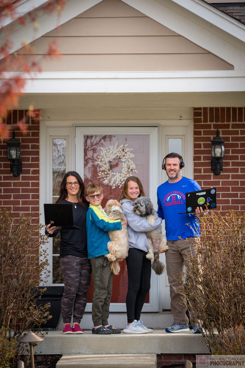 At Our Doorstep pictures of family during the pandemic