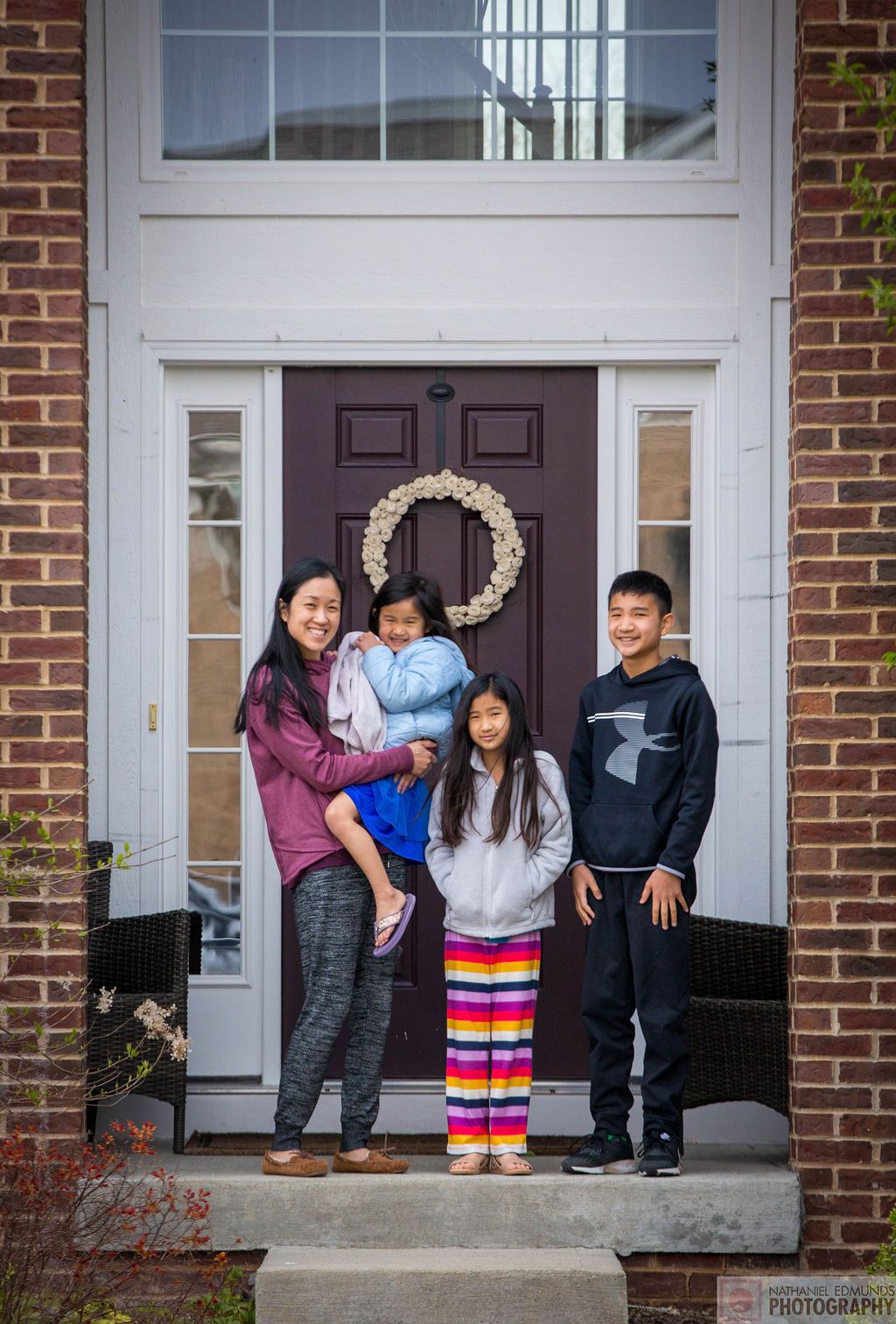 At Our Doorstep pictures of family during the pandemic