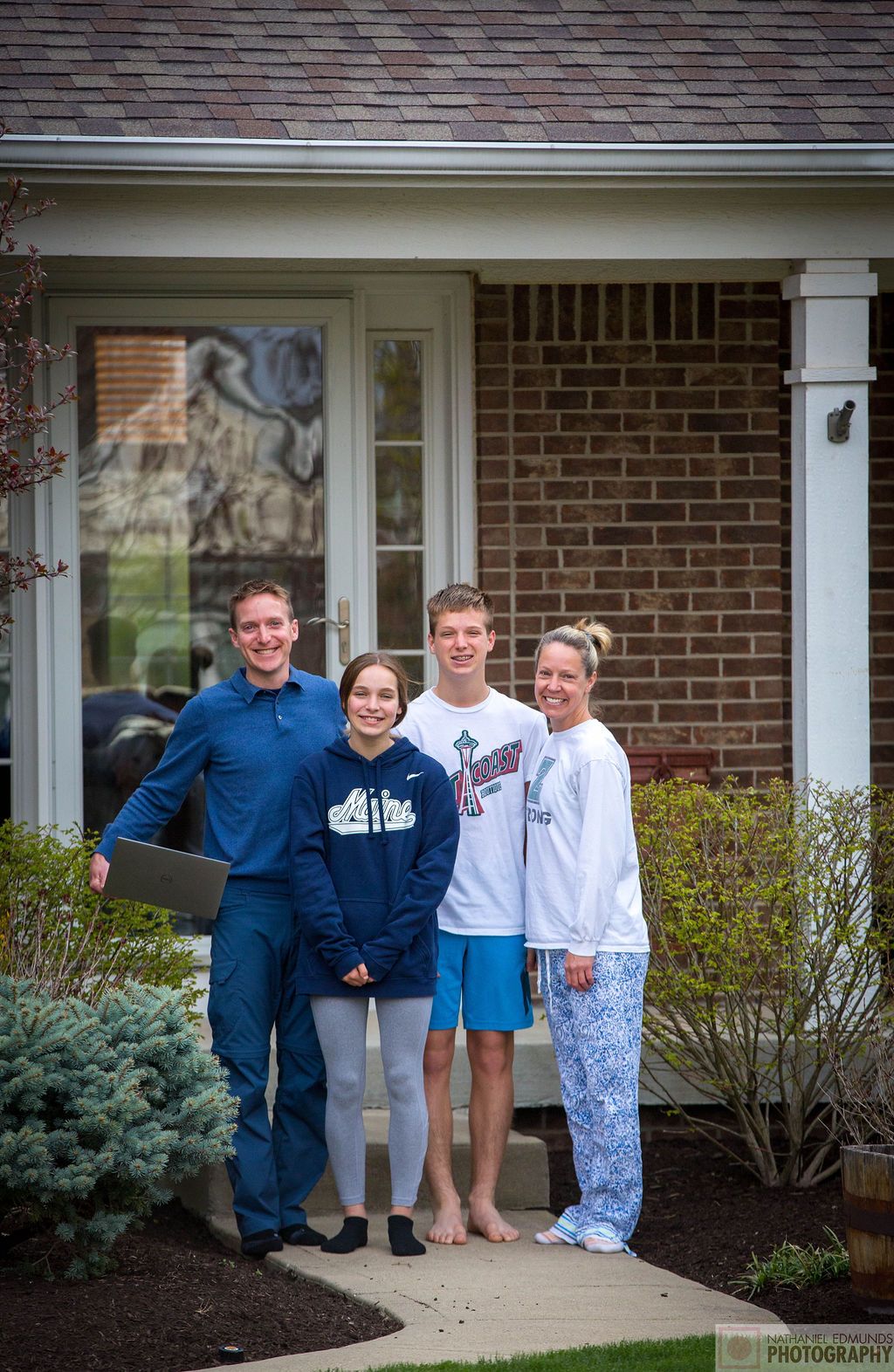 At Our Doorstep pictures of family during the pandemic
