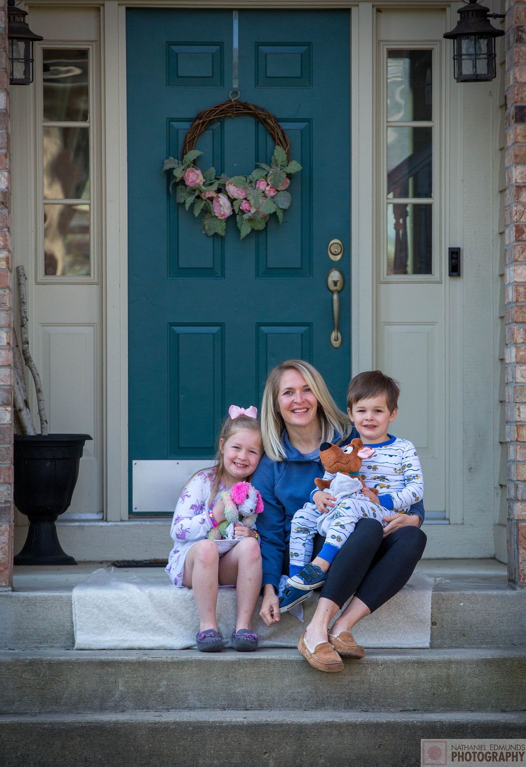 At Our Doorstep pictures of family during the pandemic