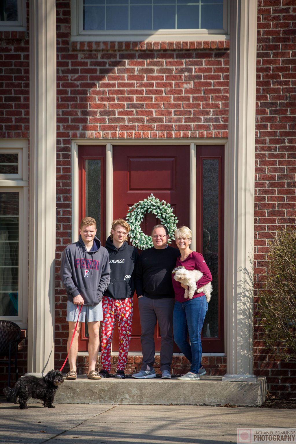 At Our Doorstep pictures of family during the pandemic