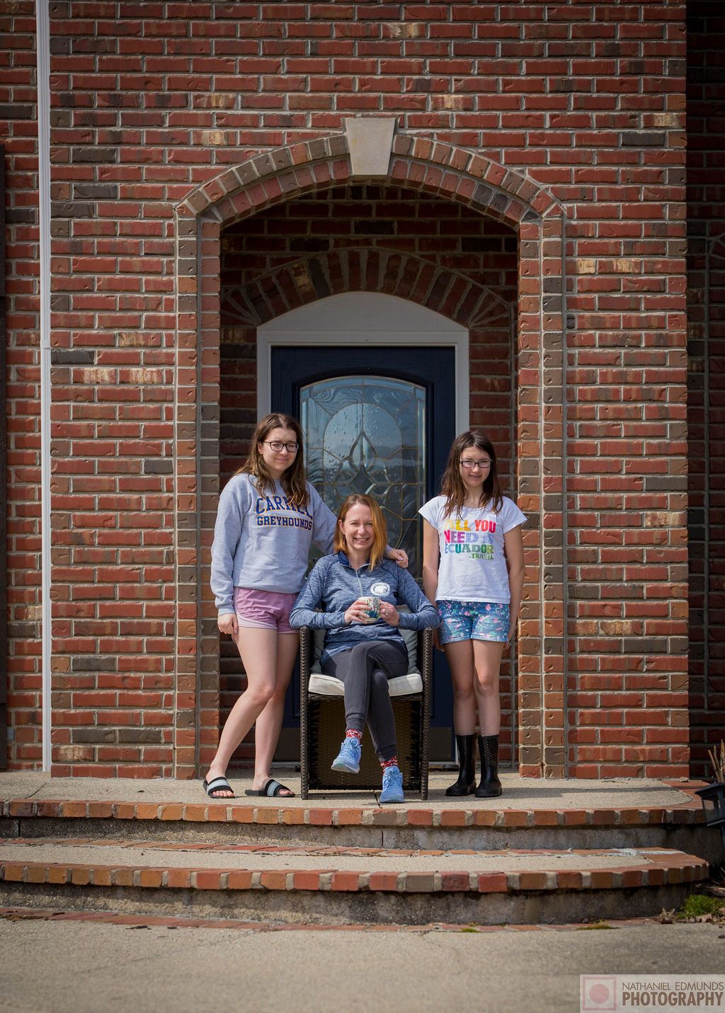 At Our Doorstep pictures of family during the pandemic