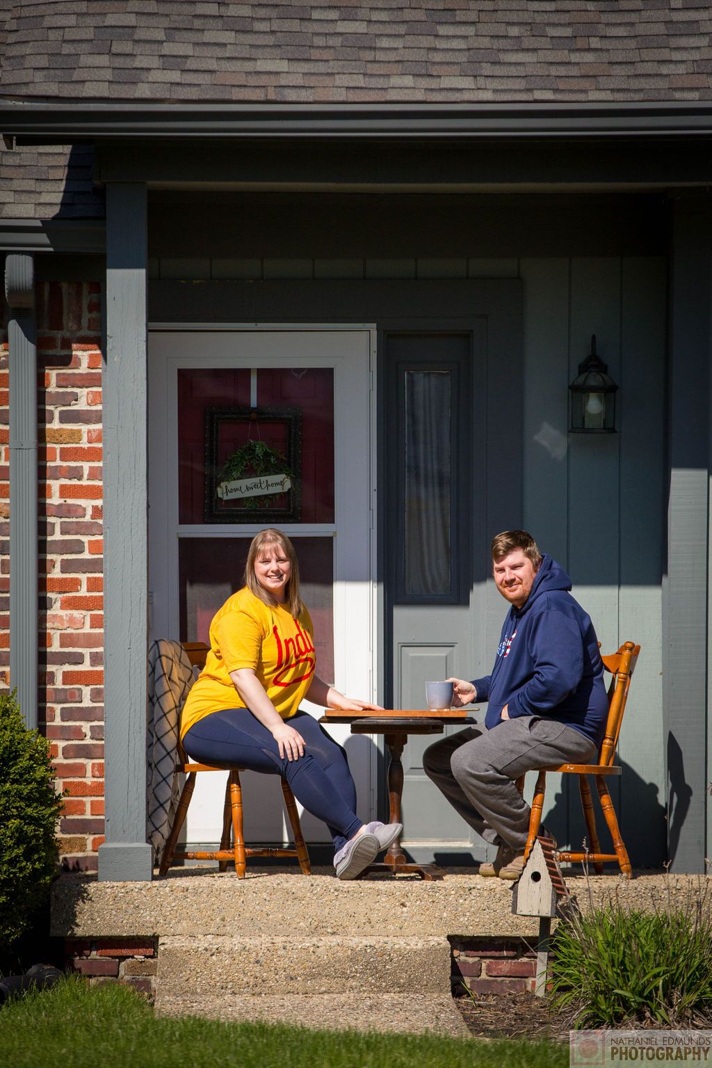 At Our Doorstep pictures of family during the pandemic