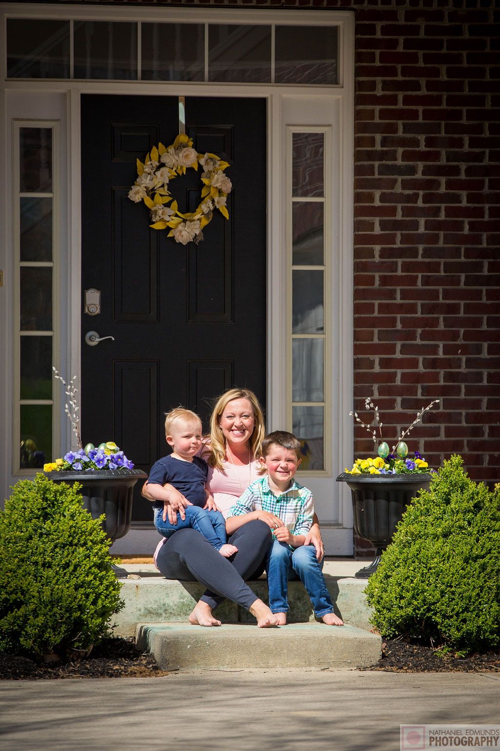 At Our Doorstep pictures of family during the pandemic
