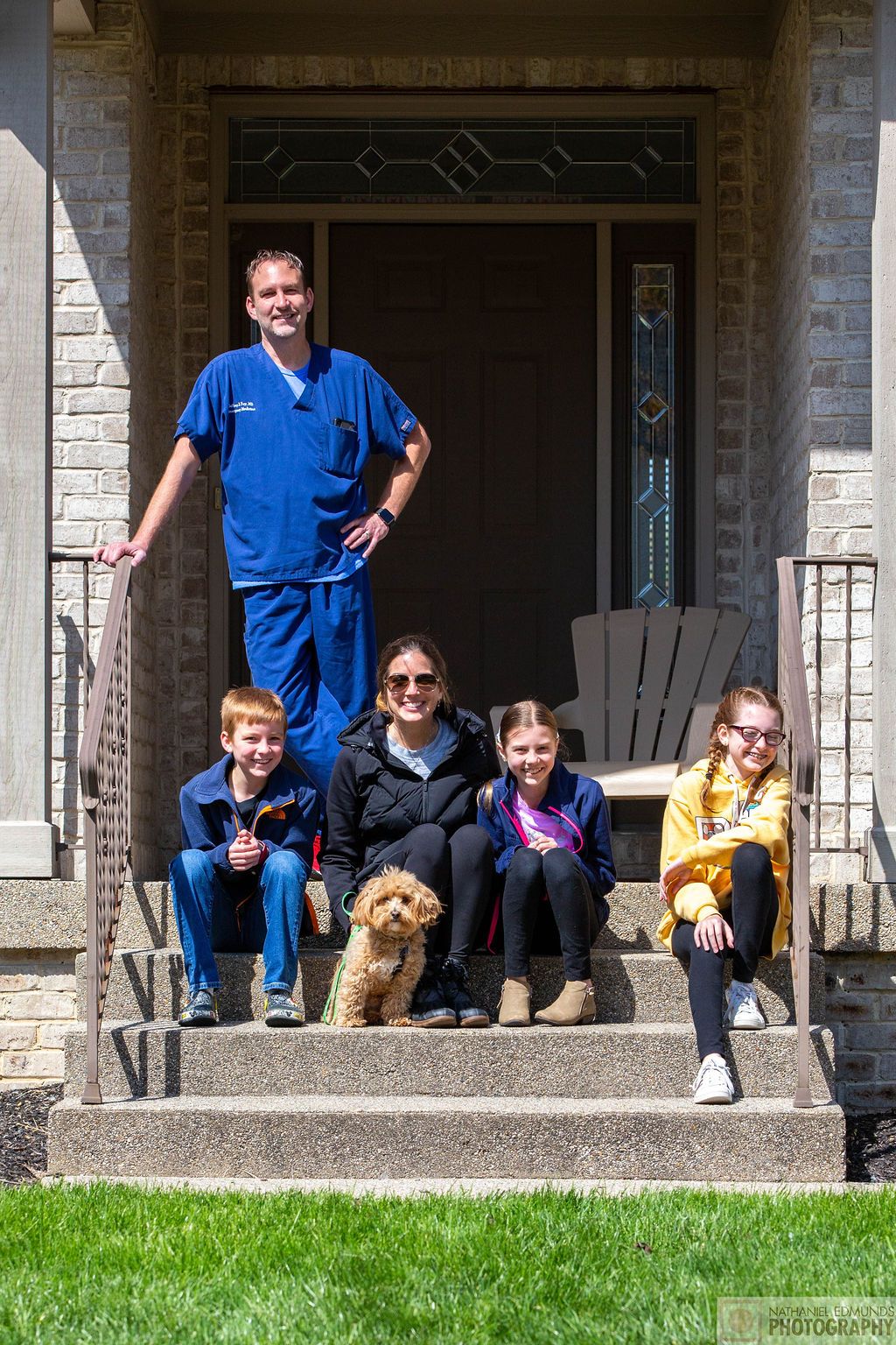 At Our Doorstep pictures of family during the pandemic