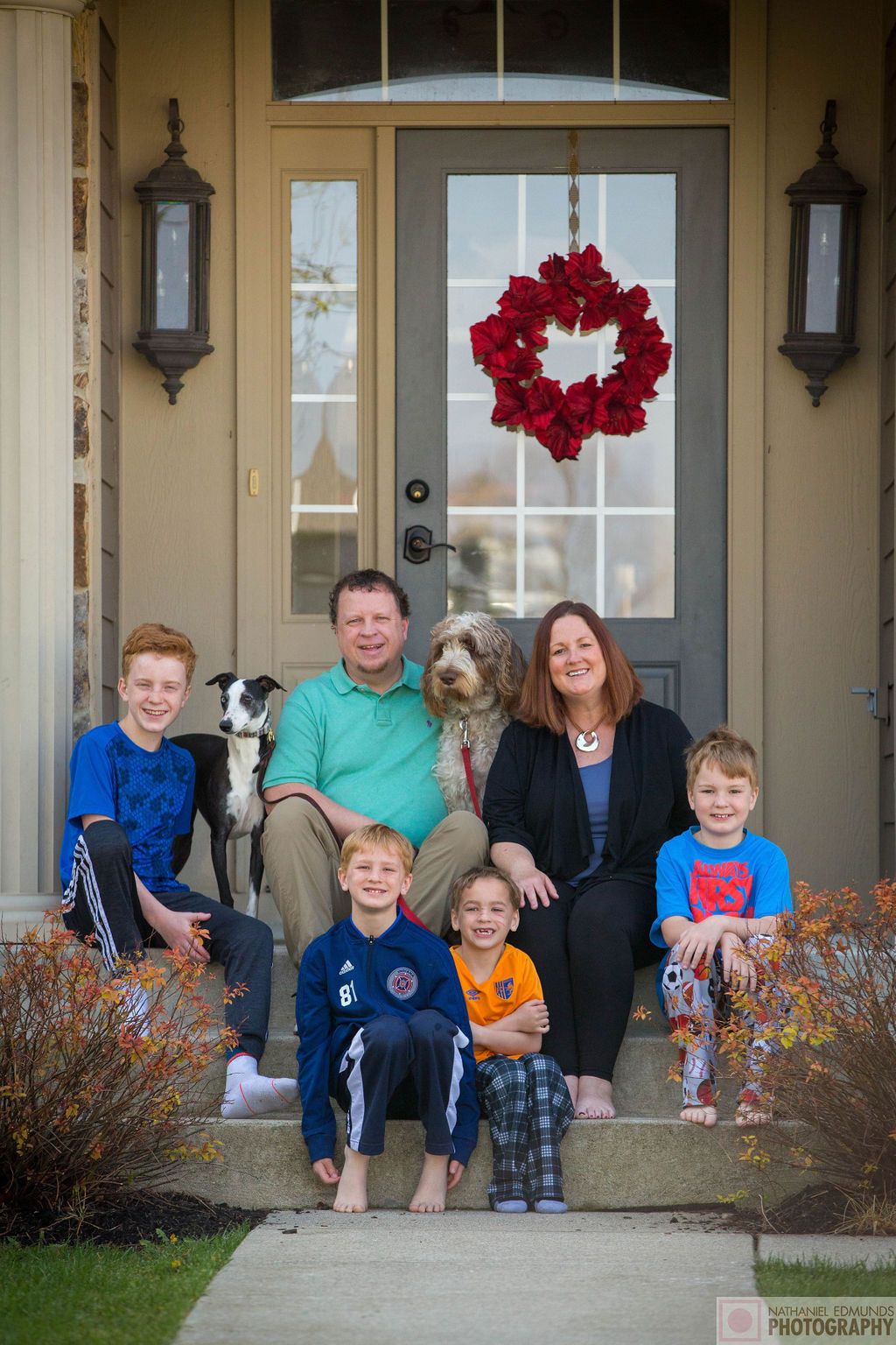 At Our Doorstep pictures of family during the pandemic