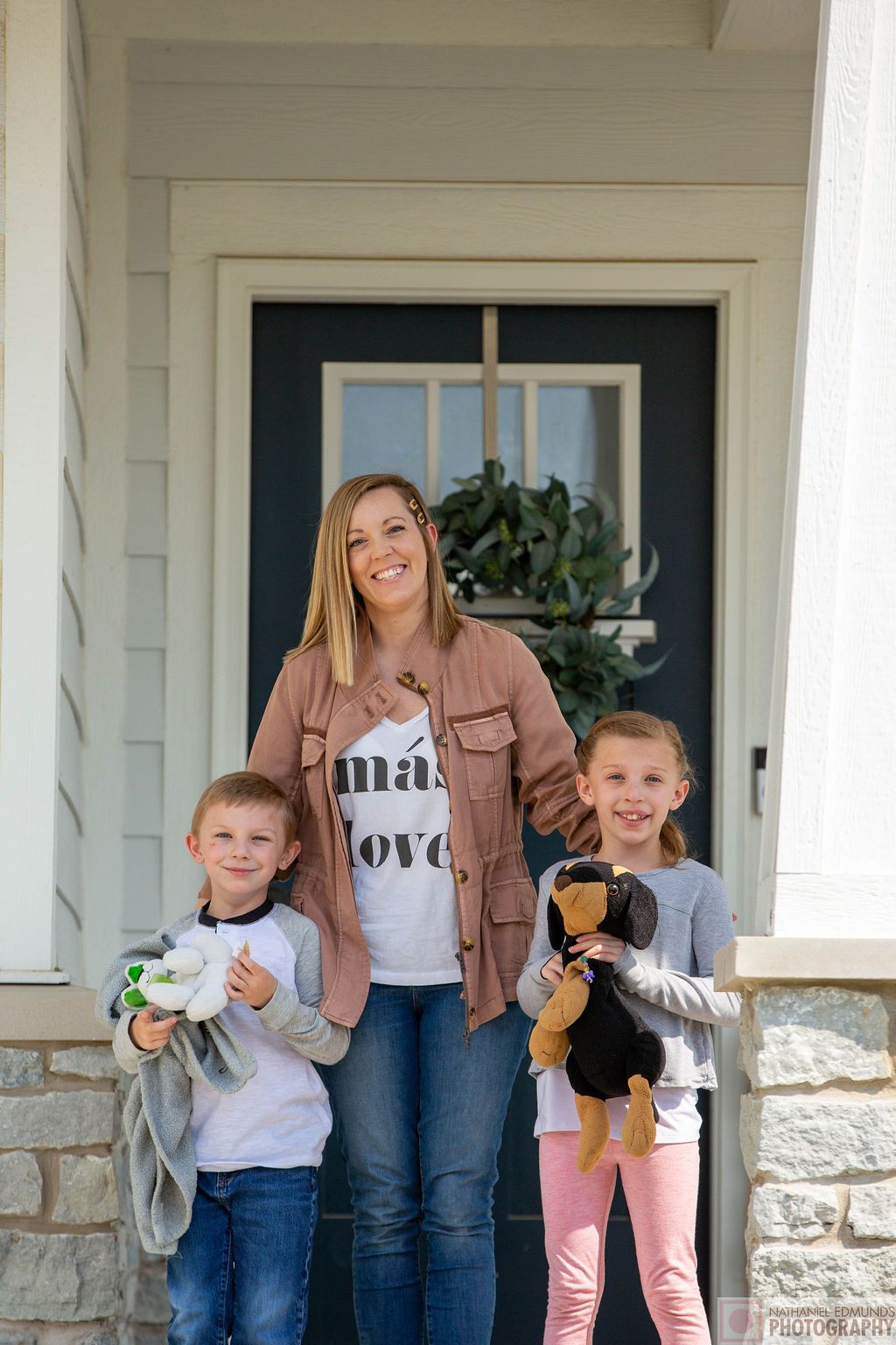 At Our Doorstep pictures of family during the pandemic