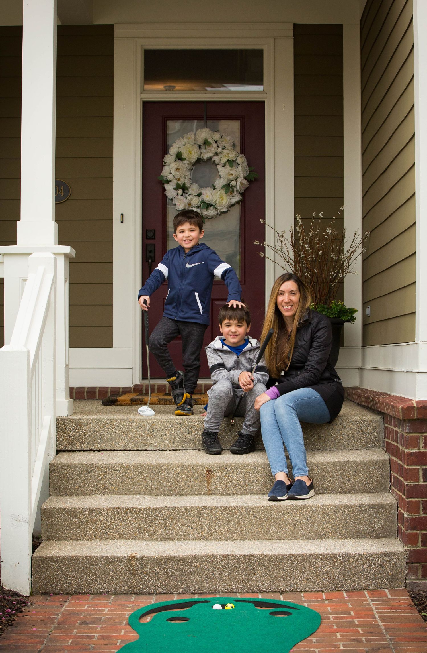 At Our Doorstep pictures of family during the pandemic