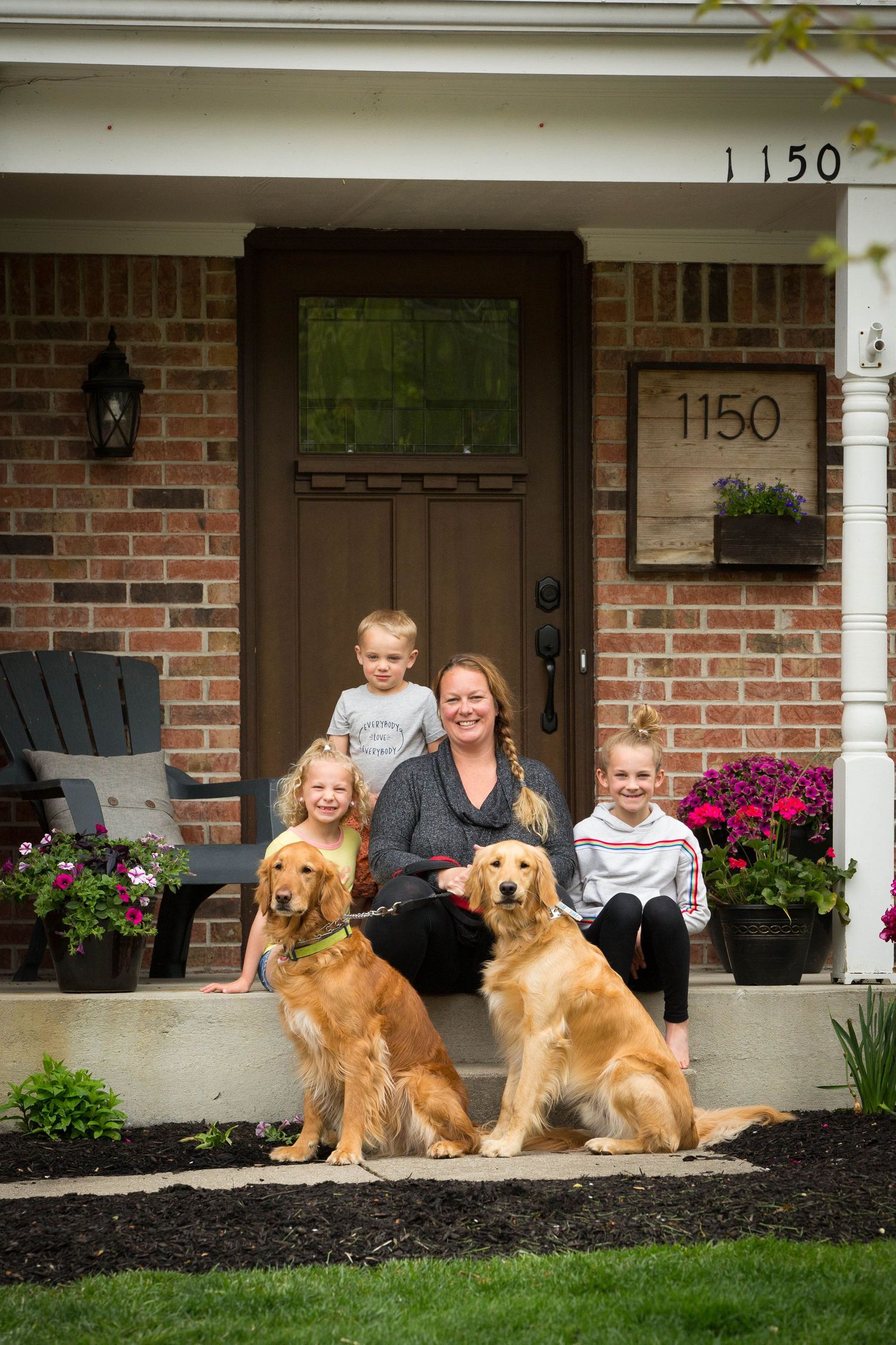 At Our Doorstep pictures of family during the pandemic