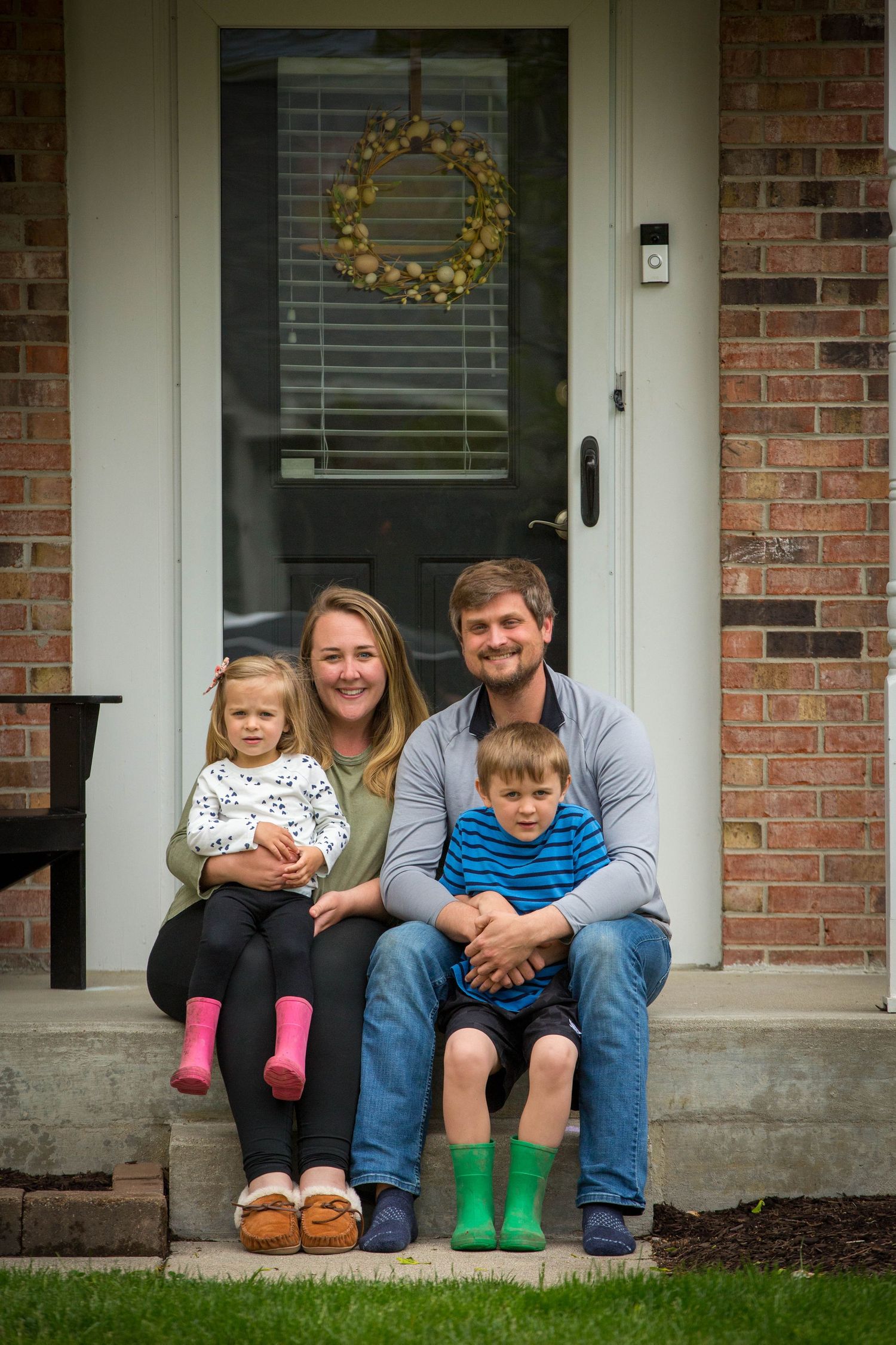 At Our Doorstep pictures of family during the pandemic