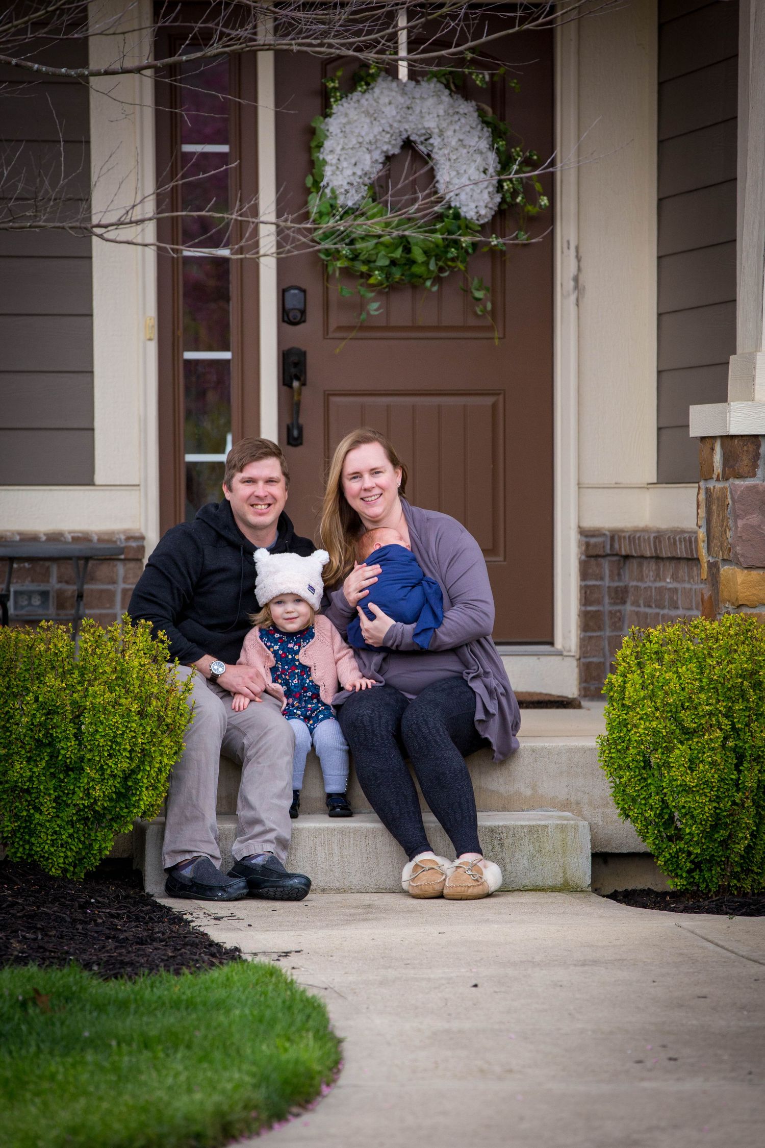At Our Doorstep pictures of family during the pandemic