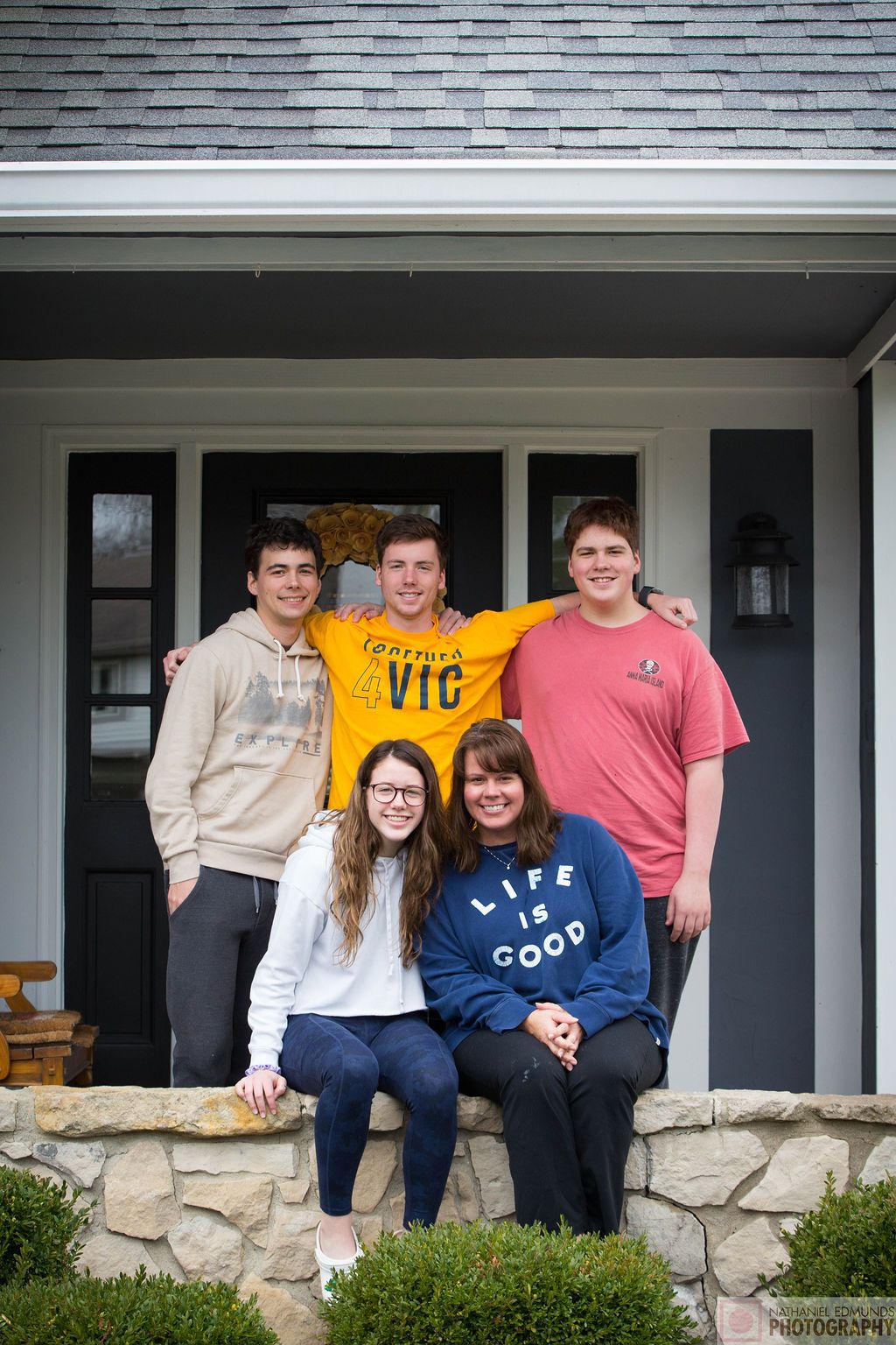 At Our Doorstep pictures of family during the pandemic