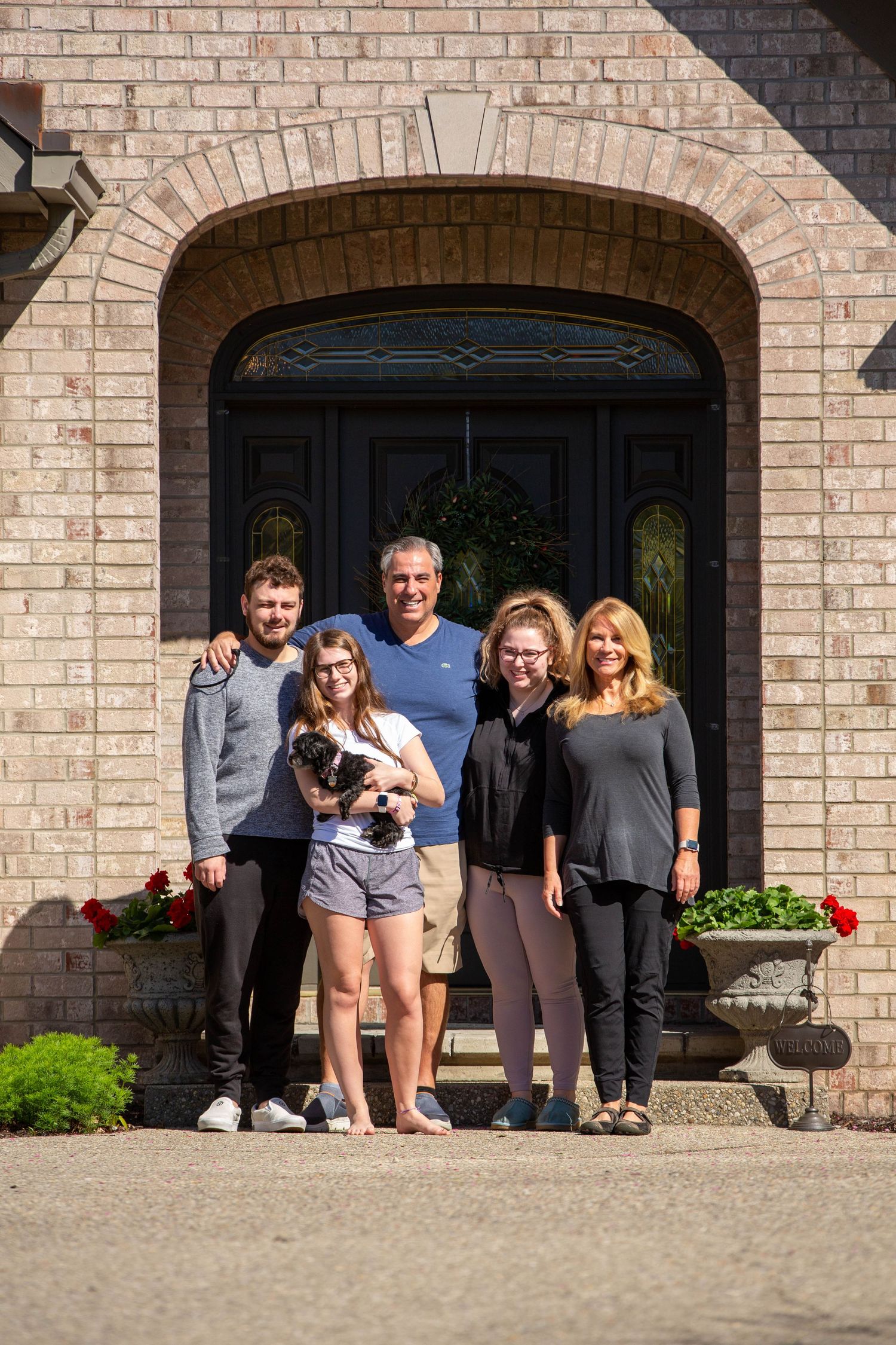 At Our Doorstep pictures of family during the pandemic