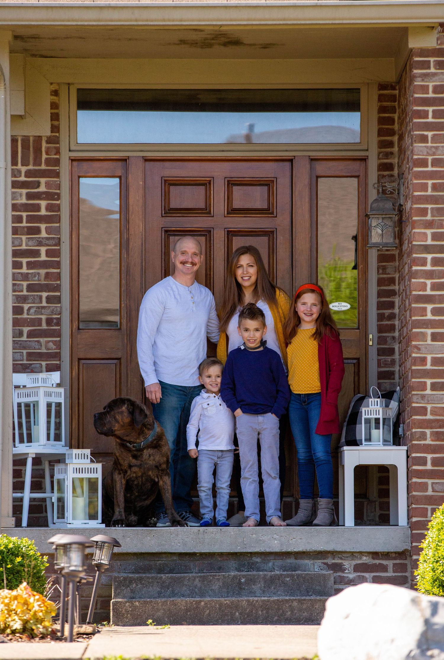 At Our Doorstep pictures of family during the pandemic