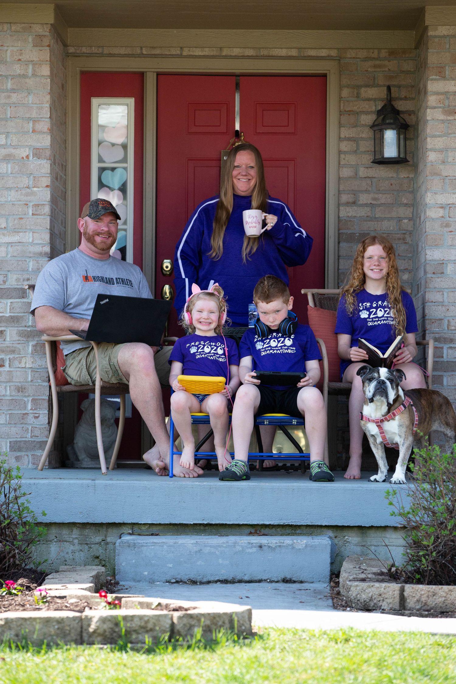 At Our Doorstep pictures of family during the pandemic