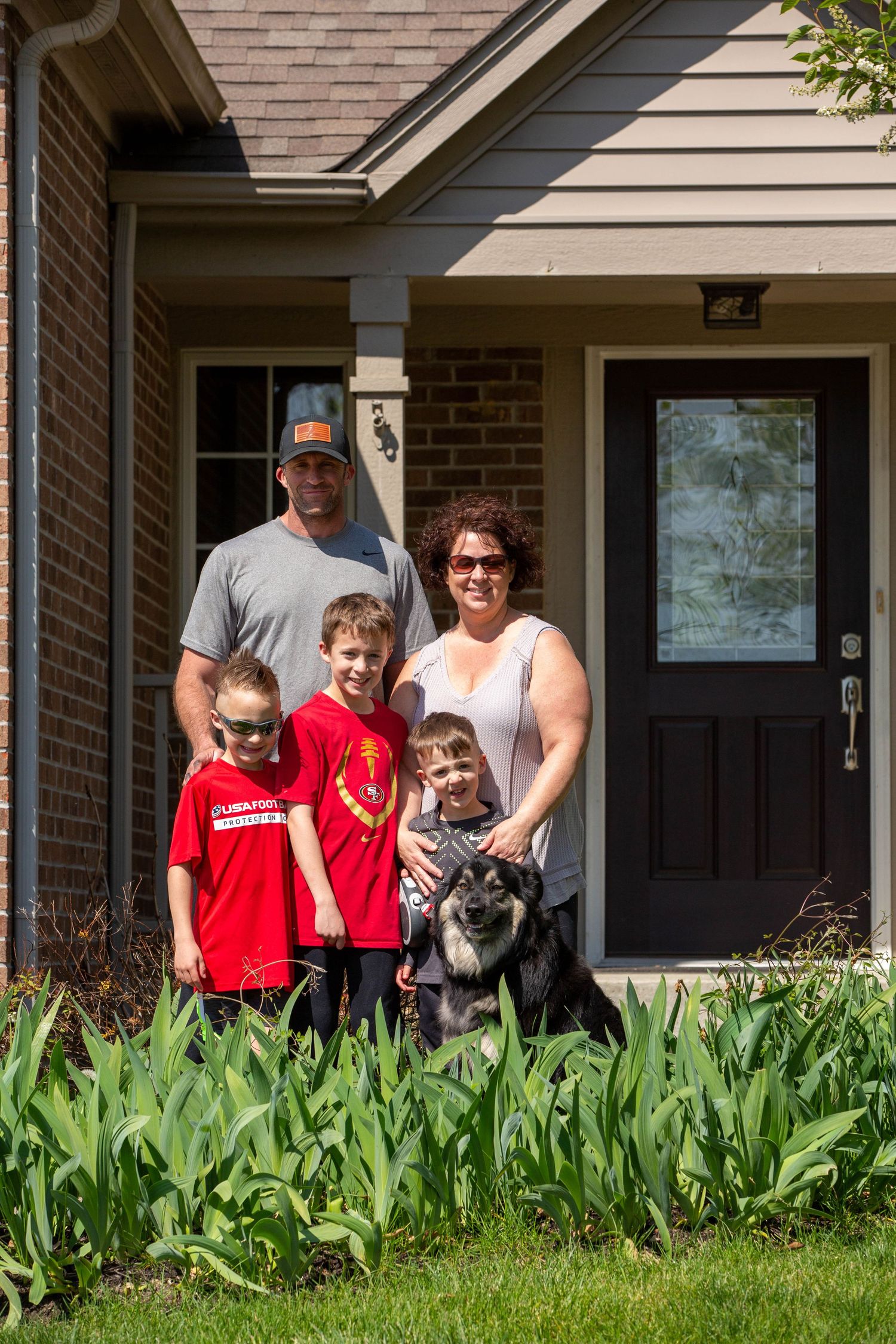 At Our Doorstep pictures of family during the pandemic