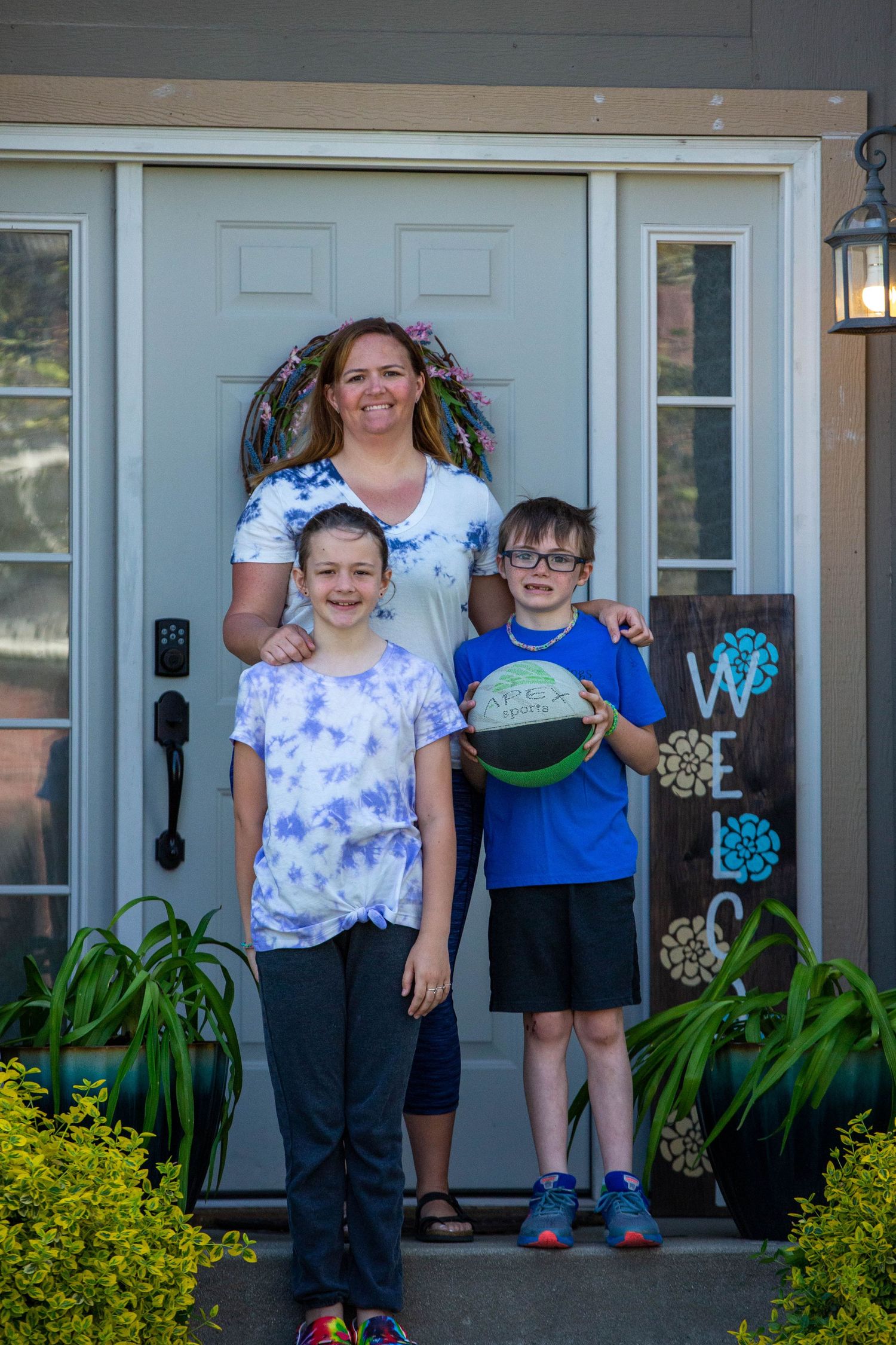 At Our Doorstep pictures of family during the pandemic