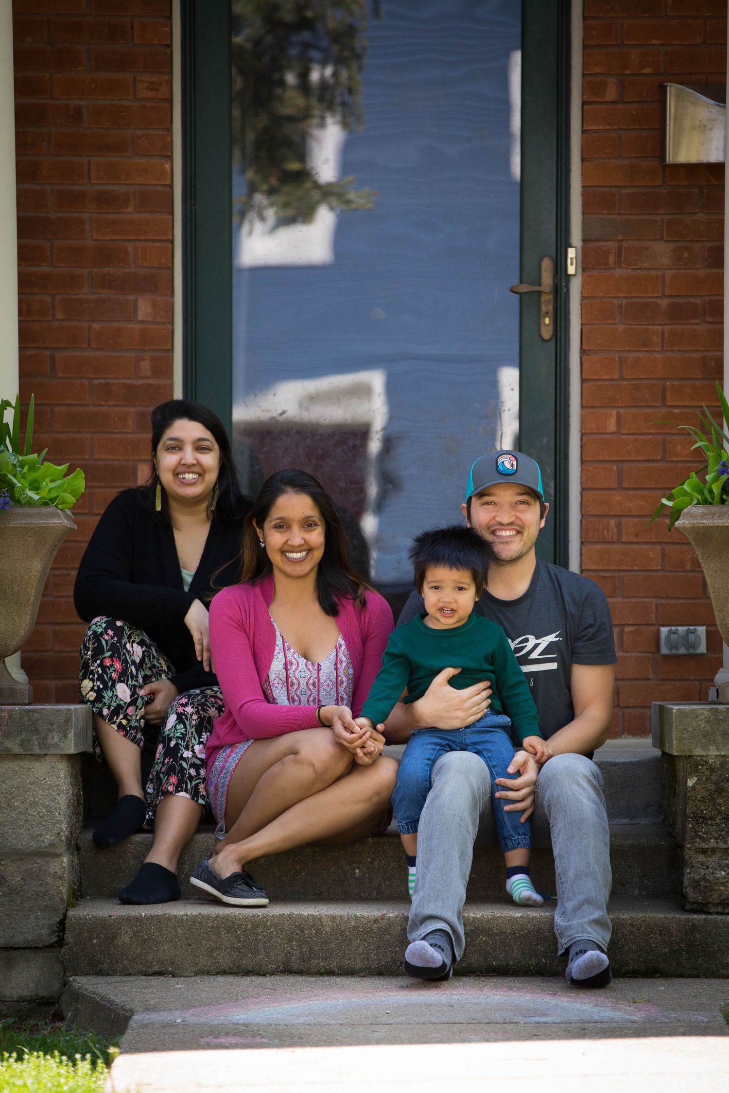 At Our Doorstep pictures of family during the pandemic