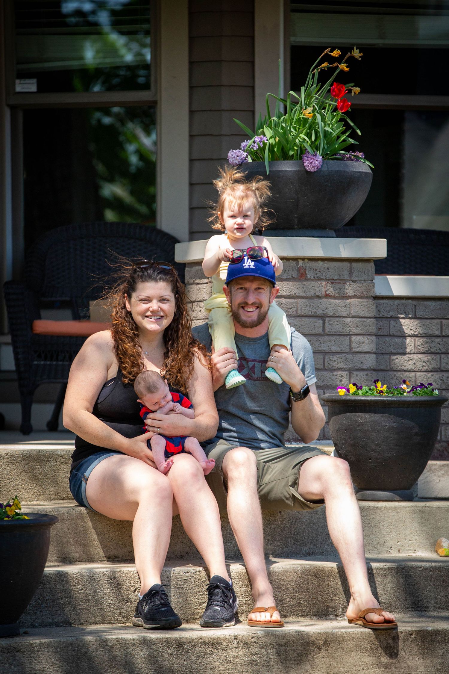 At Our Doorstep pictures of family during the pandemic