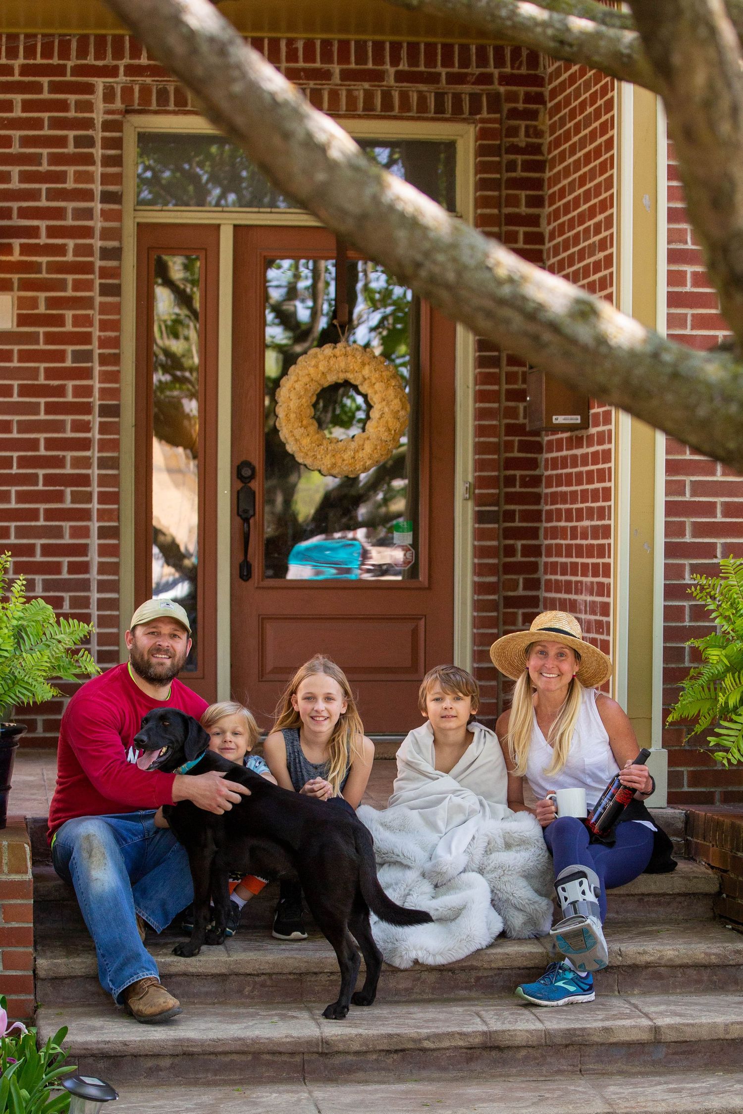 At Our Doorstep pictures of family during the pandemic