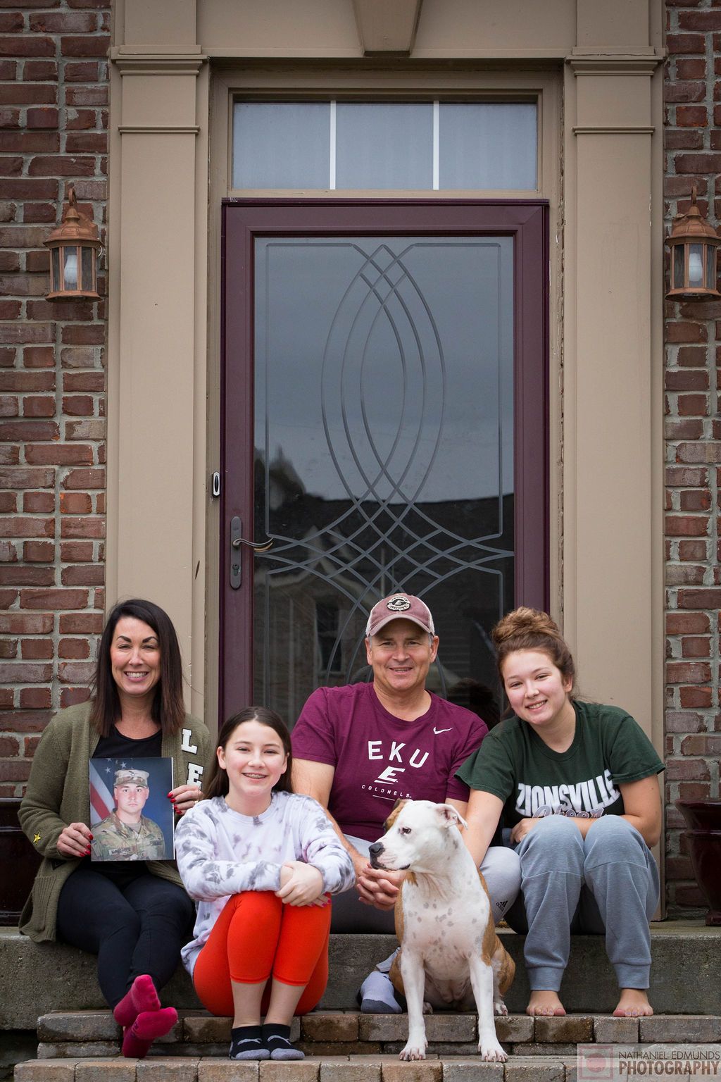 At Our Doorstep pictures of family during the pandemic