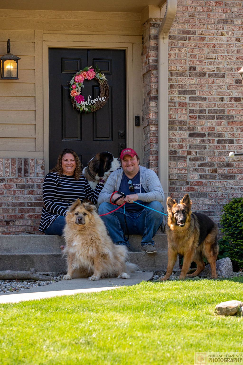 At Our Doorstep pictures of family during the pandemic