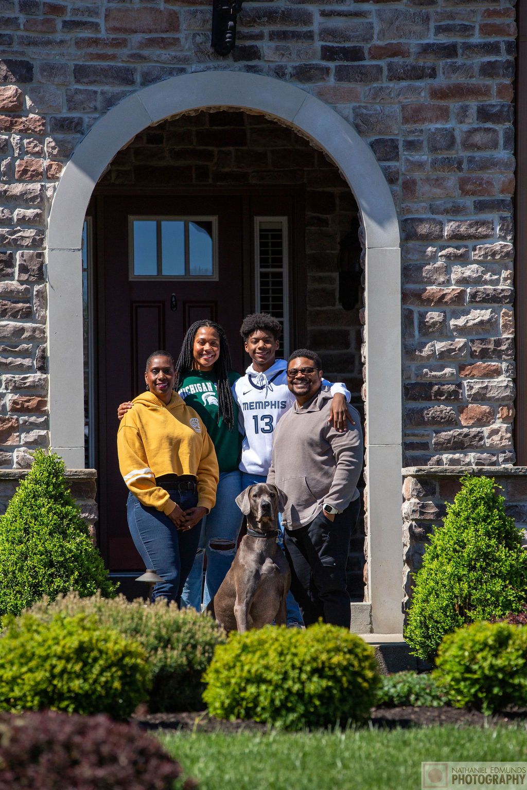 At Our Doorstep pictures of family during the pandemic