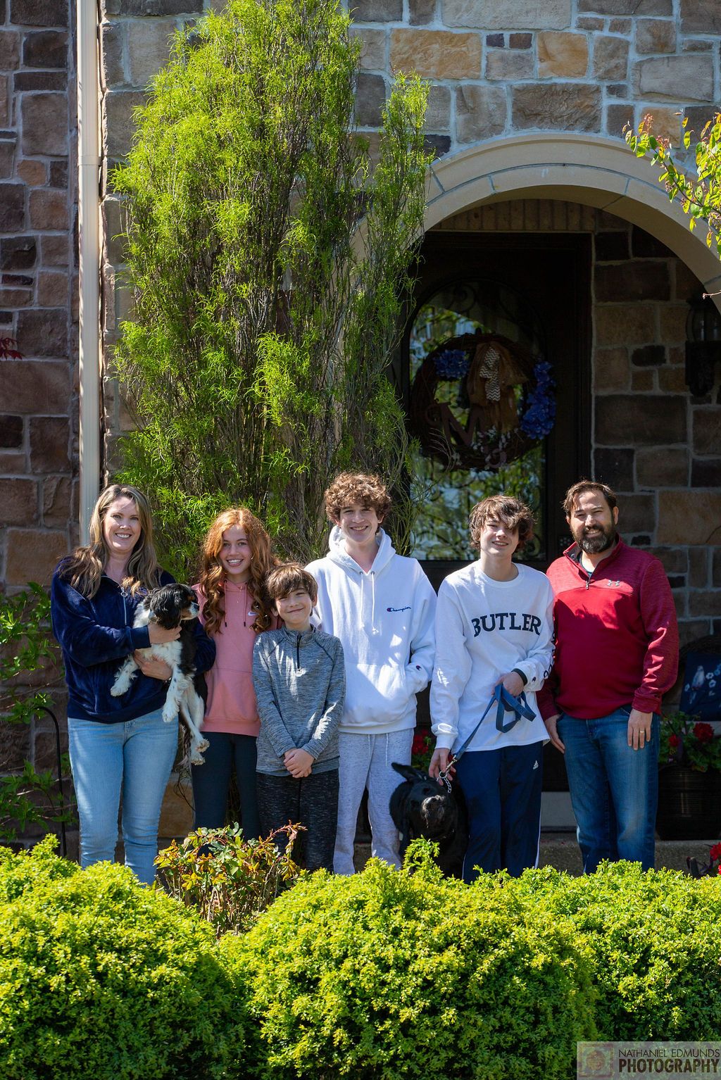 At Our Doorstep pictures of family during the pandemic