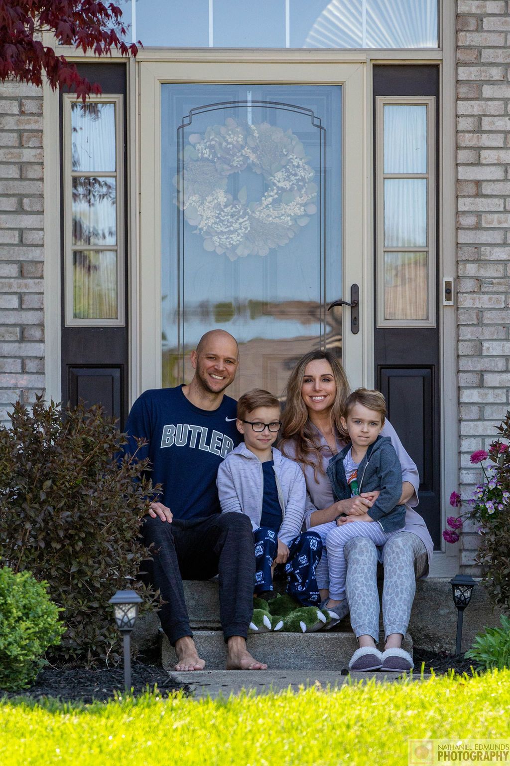At Our Doorstep pictures of family during the pandemic