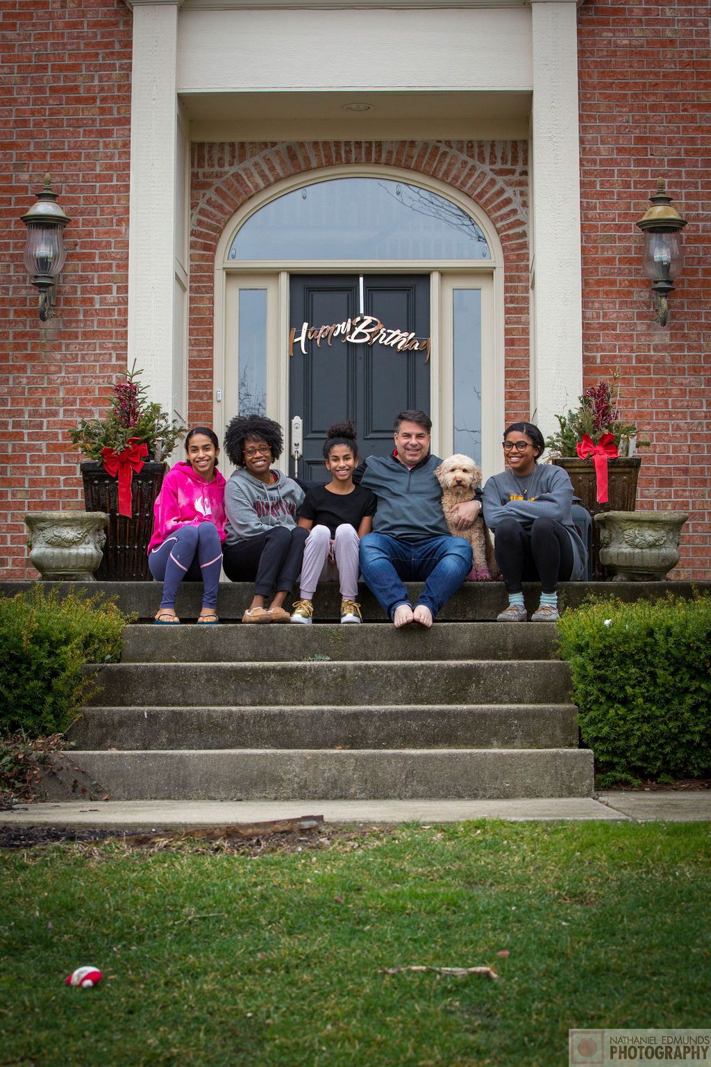 At Our Doorstep pictures of family during the pandemic