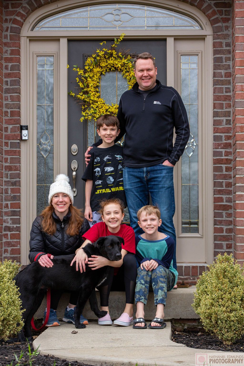 At Our Doorstep pictures of family during the pandemic
