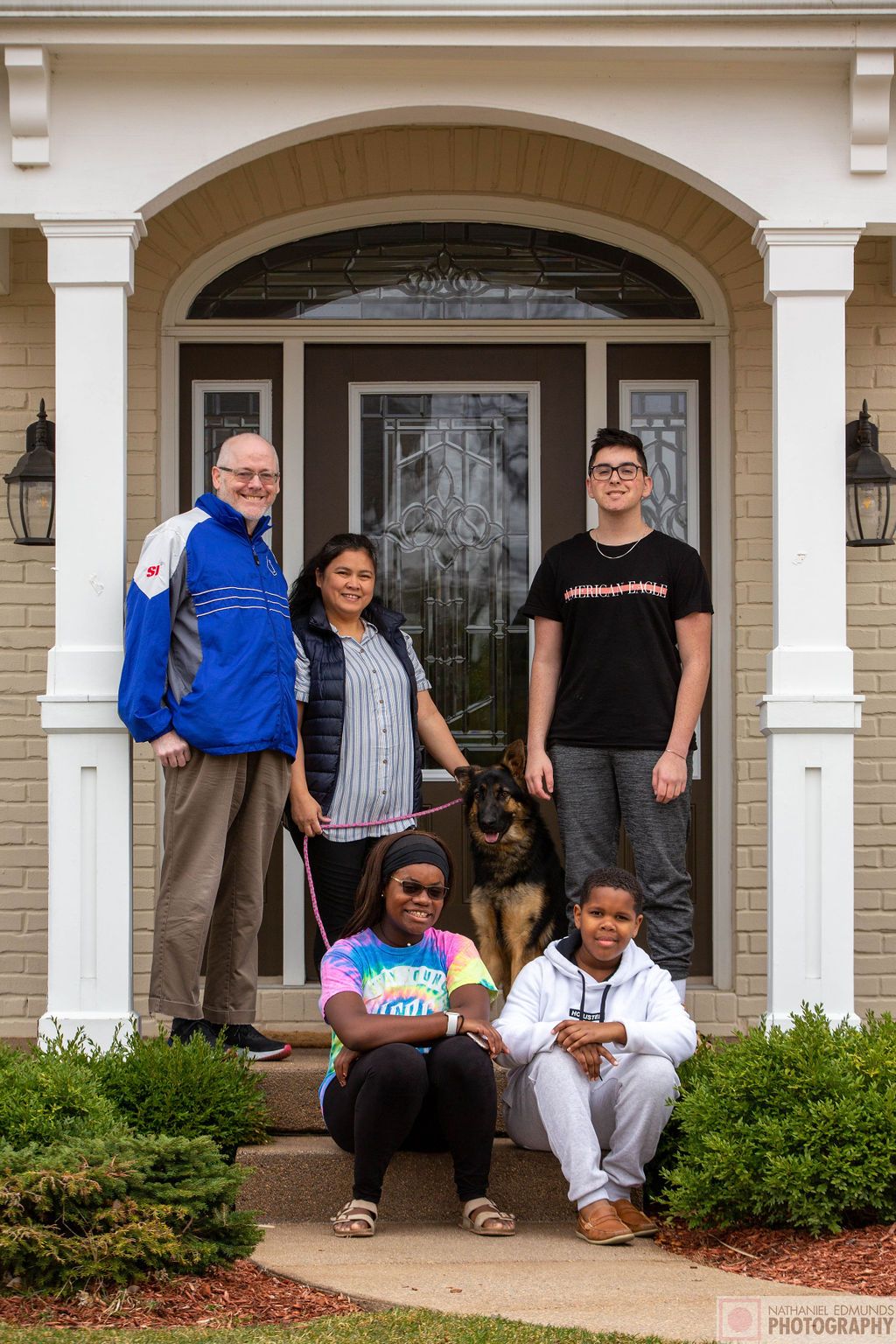 At Our Doorstep pictures of family during the pandemic