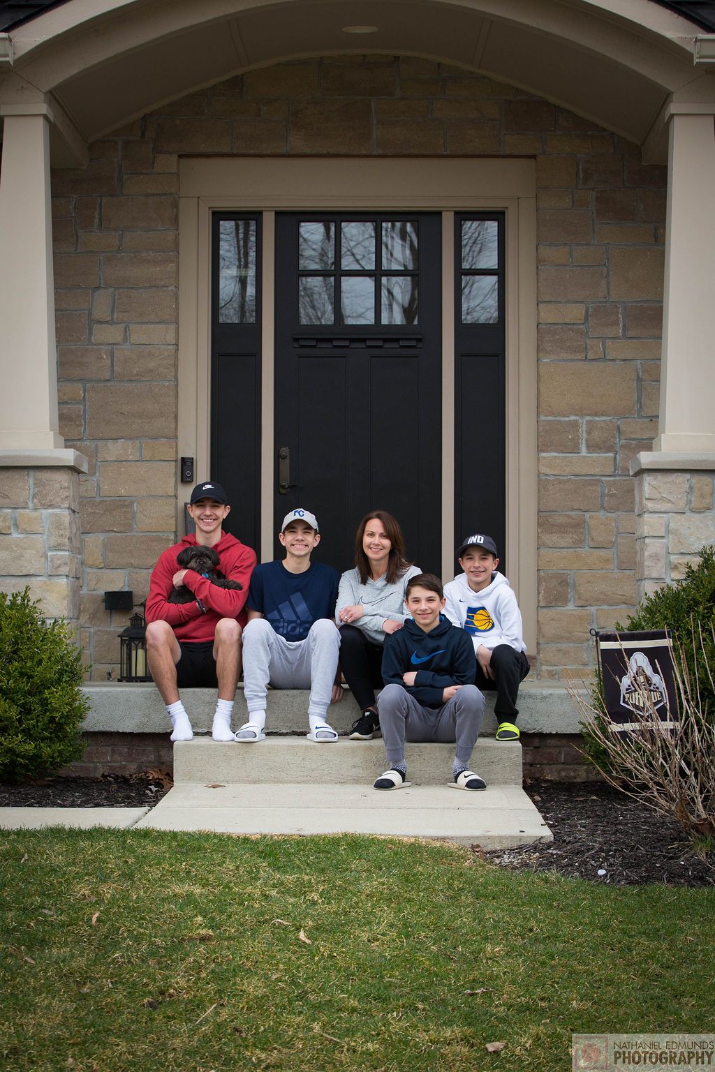 At Our Doorstep pictures of family during the pandemic