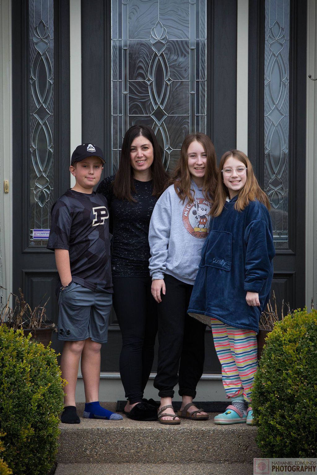 At Our Doorstep pictures of family during the pandemic