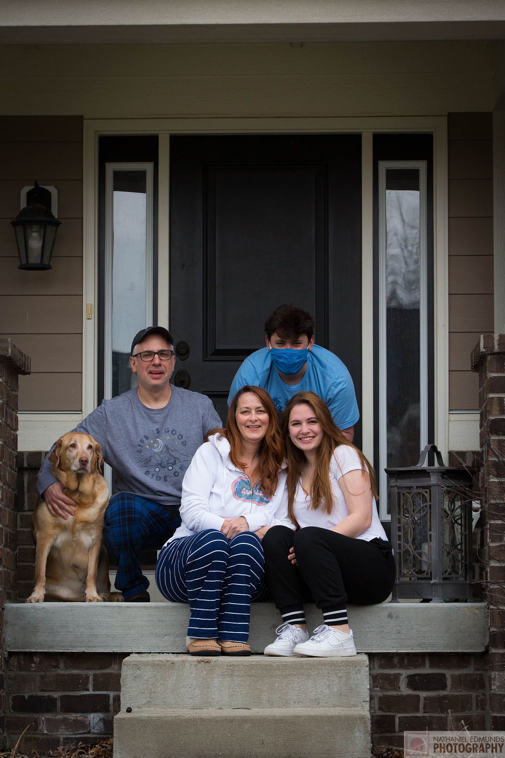 At Our Doorstep pictures of family during the pandemic