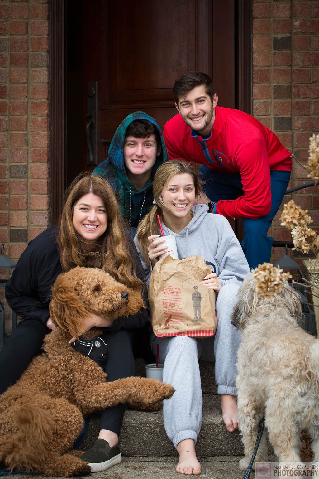 At Our Doorstep pictures of family during the pandemic