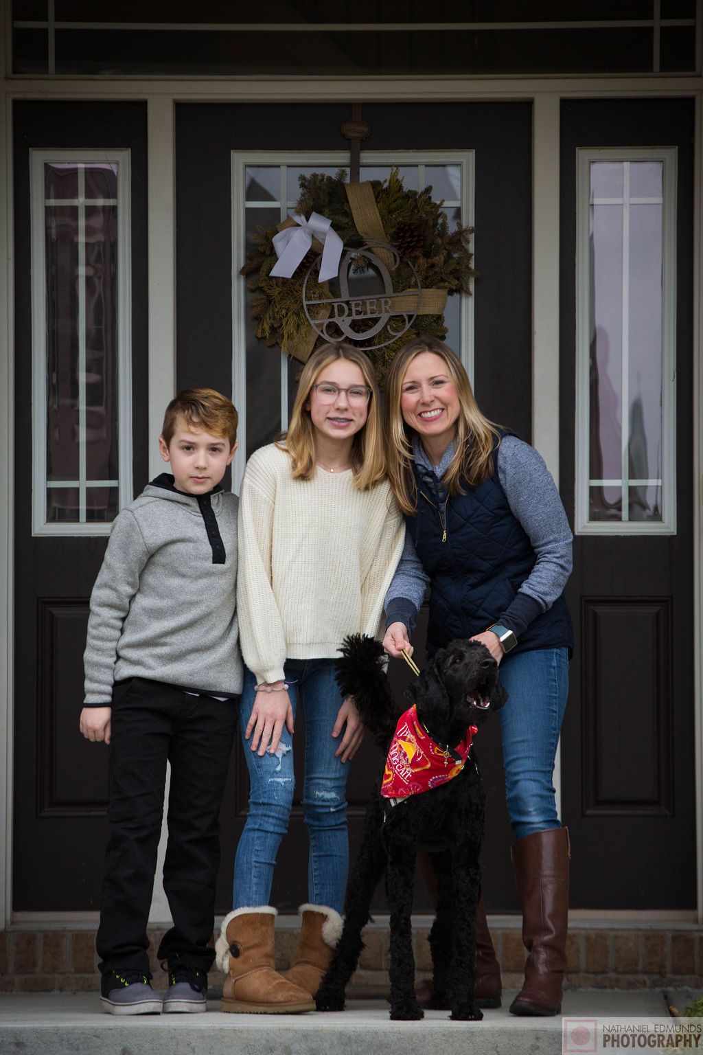 At Our Doorstep pictures of family during the pandemic