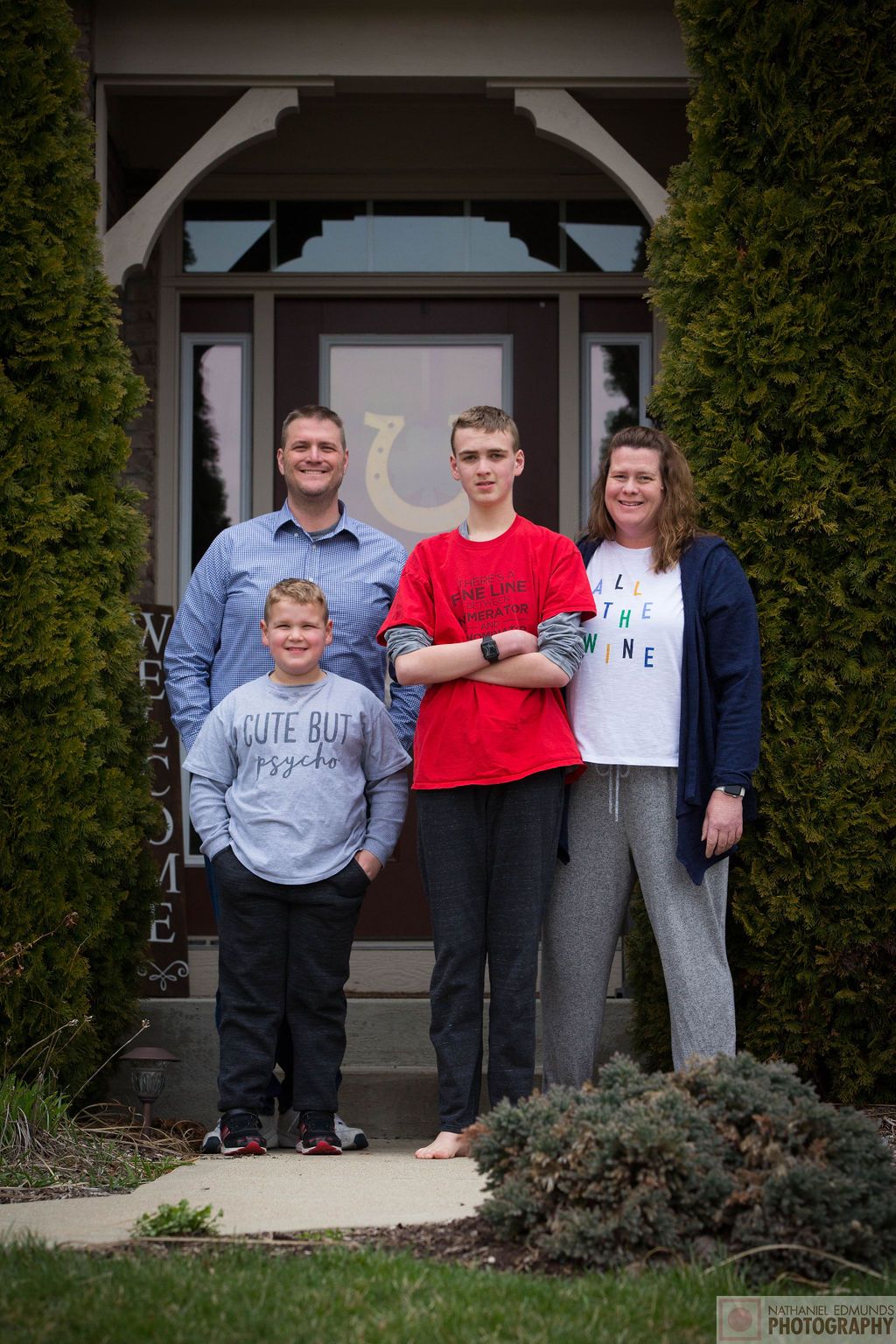 At Our Doorstep pictures of family during the pandemic