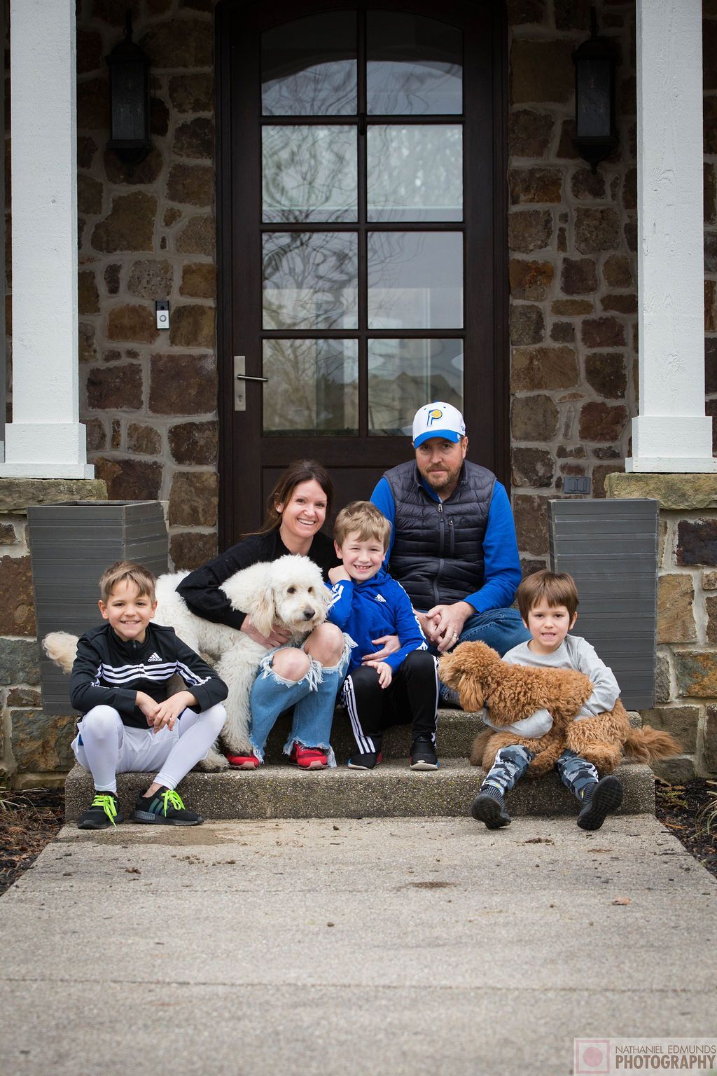 At Our Doorstep pictures of family during the pandemic