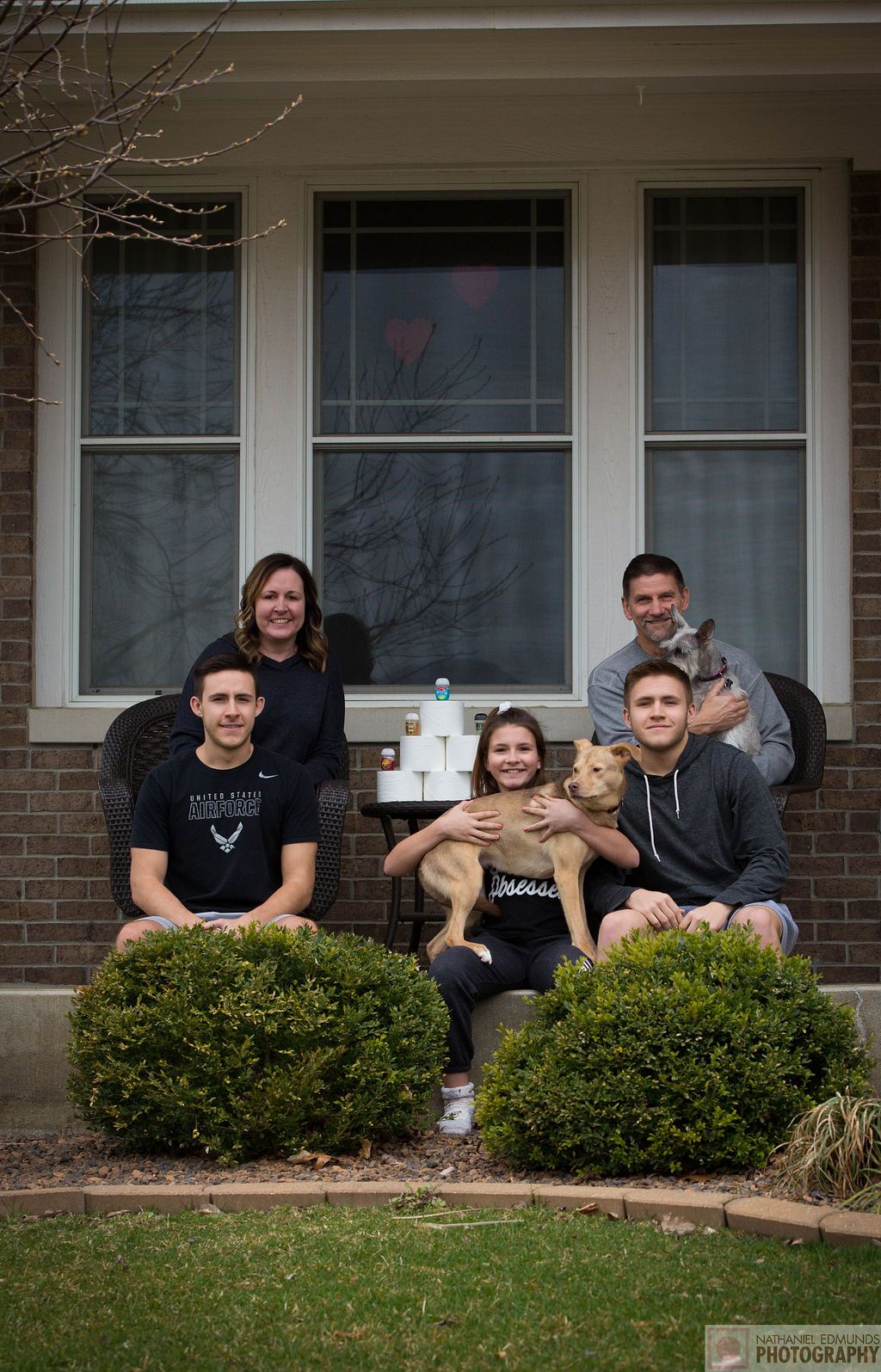 At Our Doorstep pictures of family during the pandemic