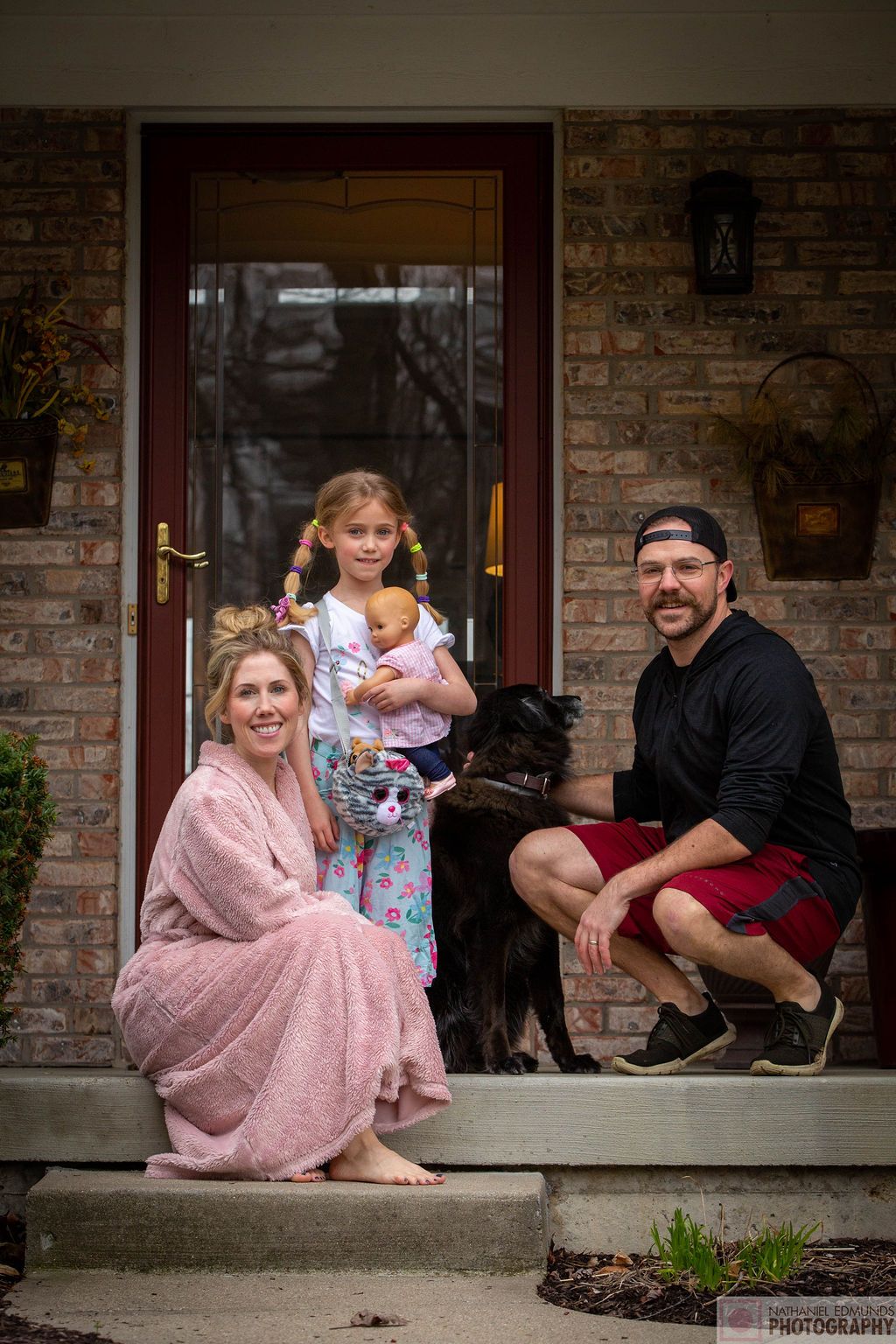 At Our Doorstep pictures of family during the pandemic